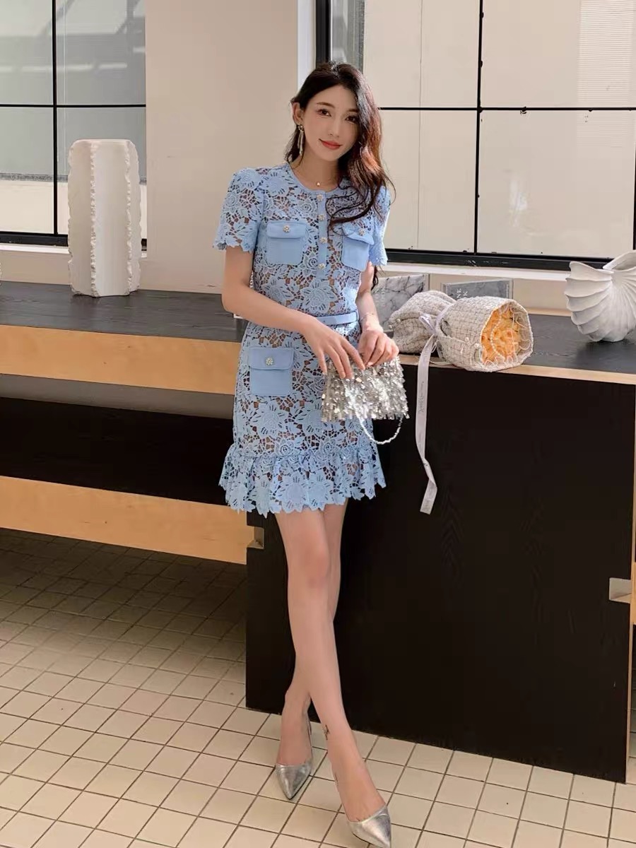 Flower fields lace dress FD1441 image