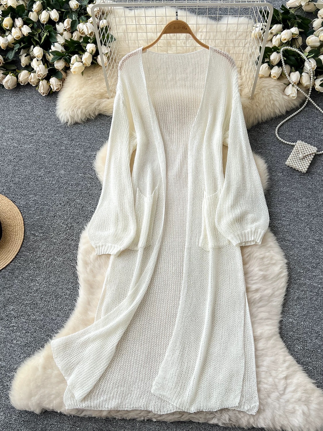 In the stars knitted kimono KM124 image