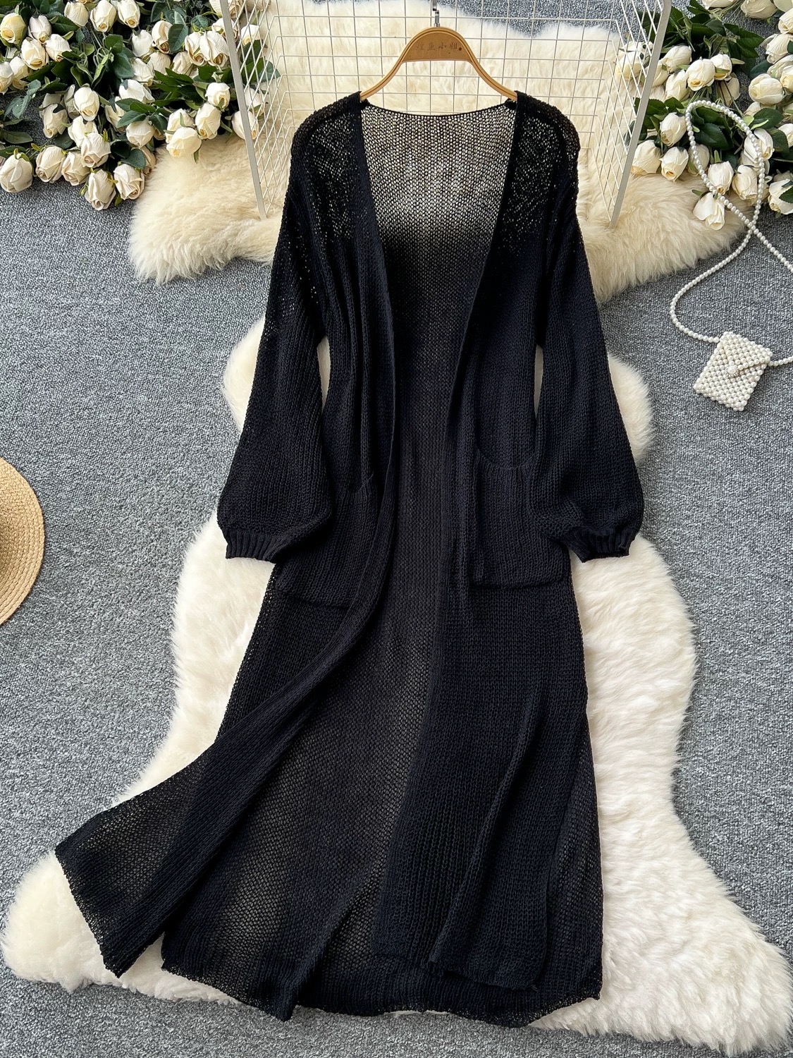 In the stars knitted kimono KM124 image