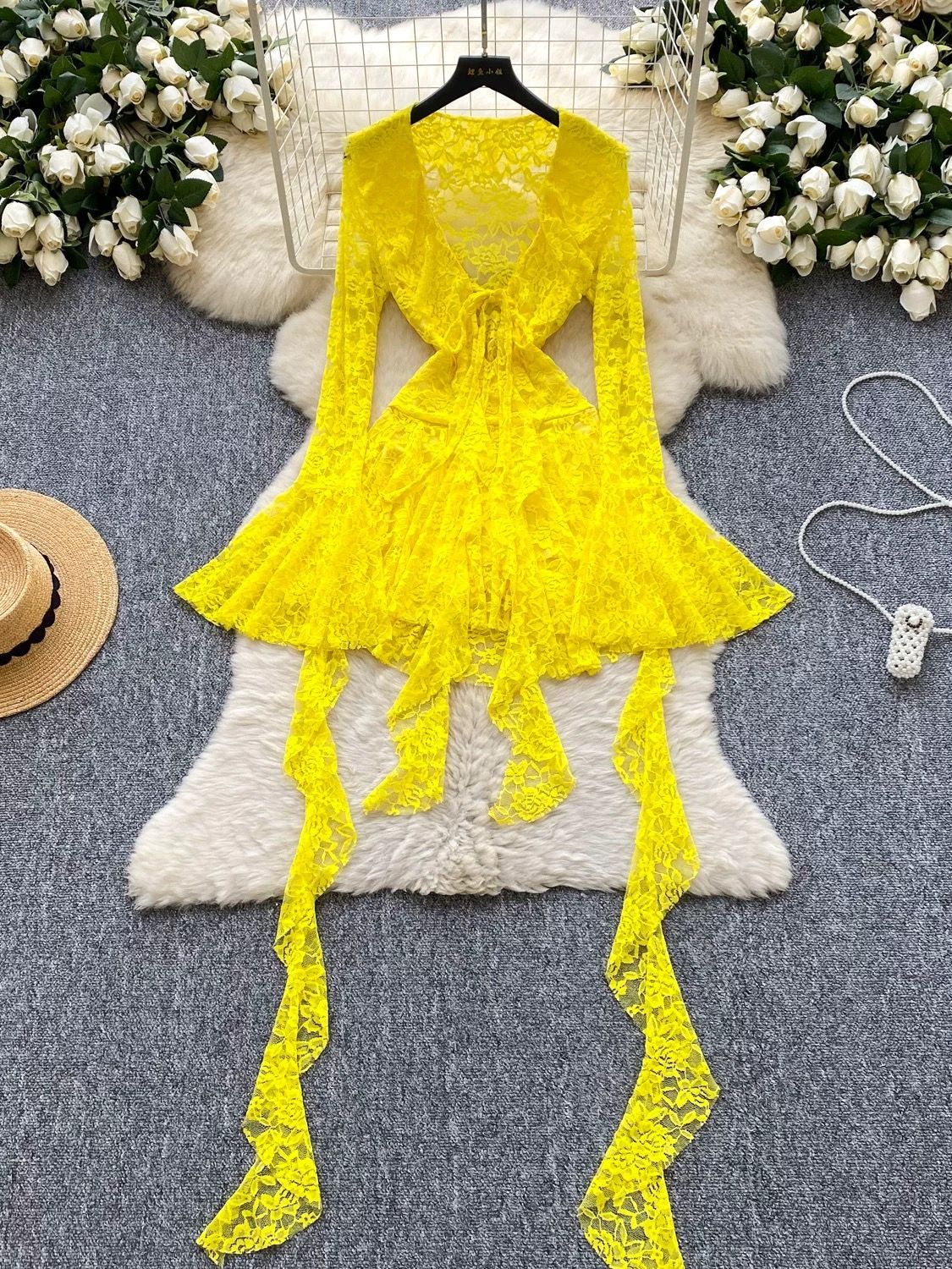 One of those nights lace dress CD873 image