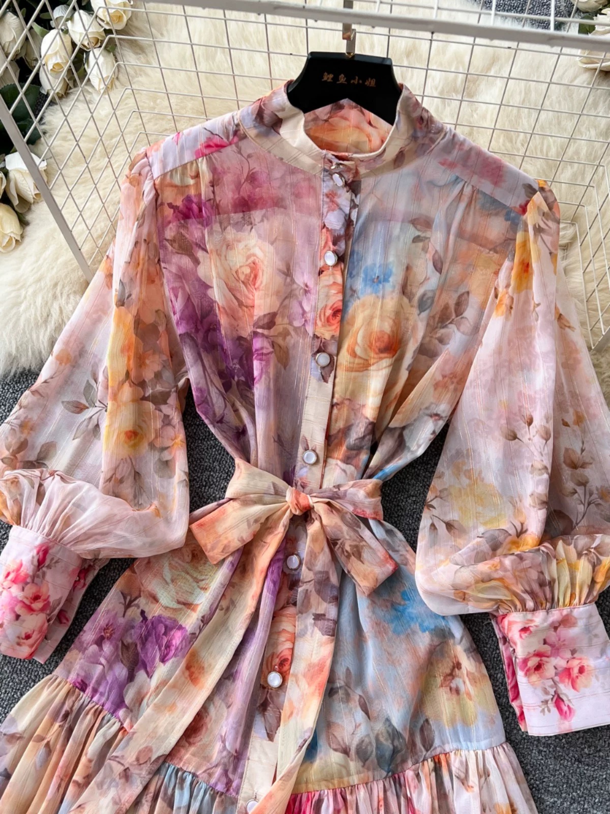 Love language floral dress ED377 image