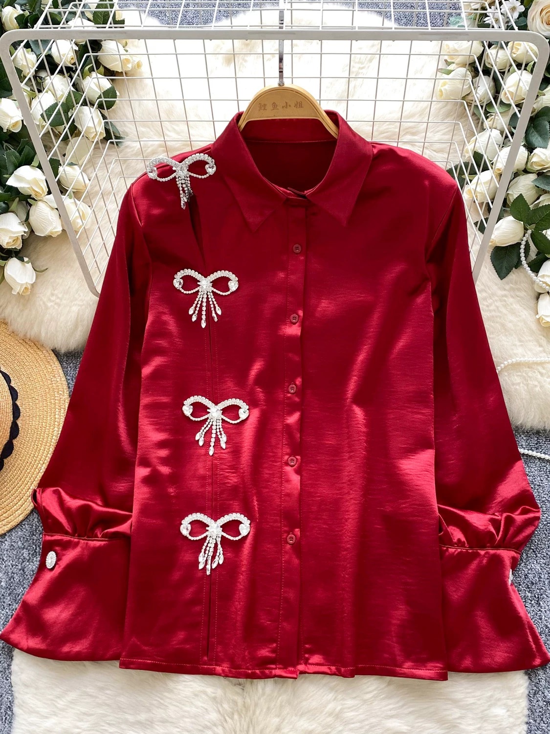 Body confidence Korean blouse BE421 image