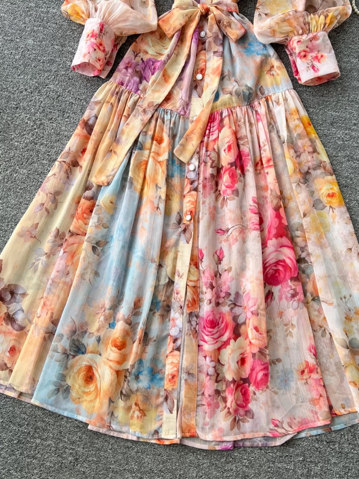 Love language floral dress ED377 image