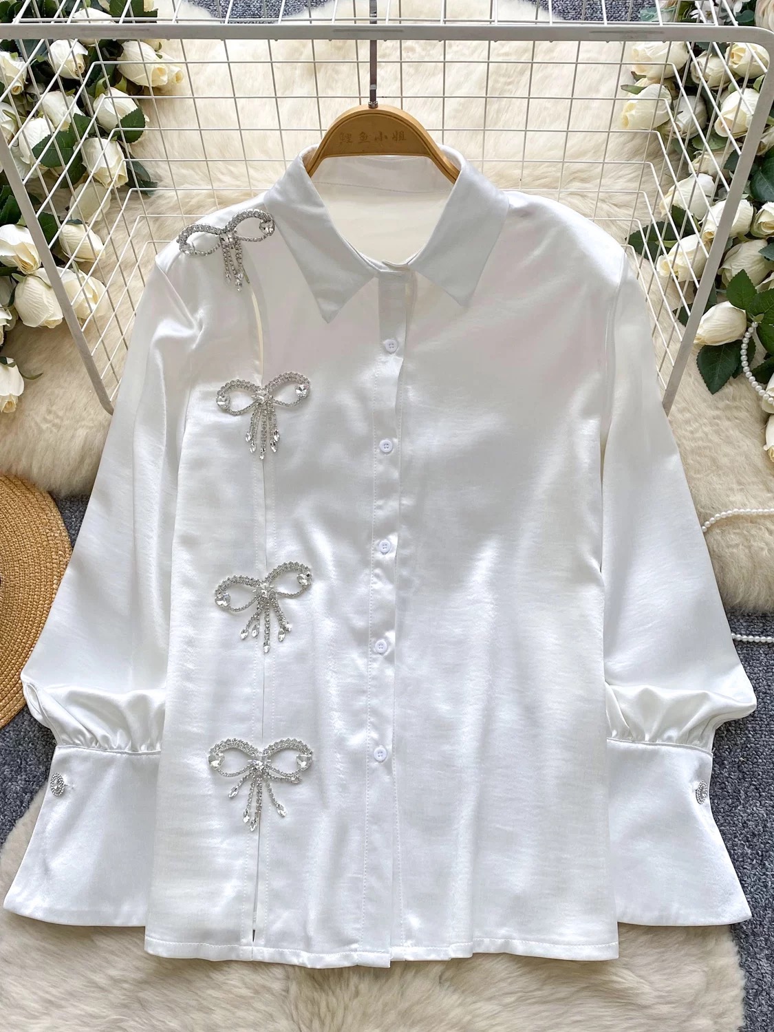 Body confidence Korean blouse BE421 image