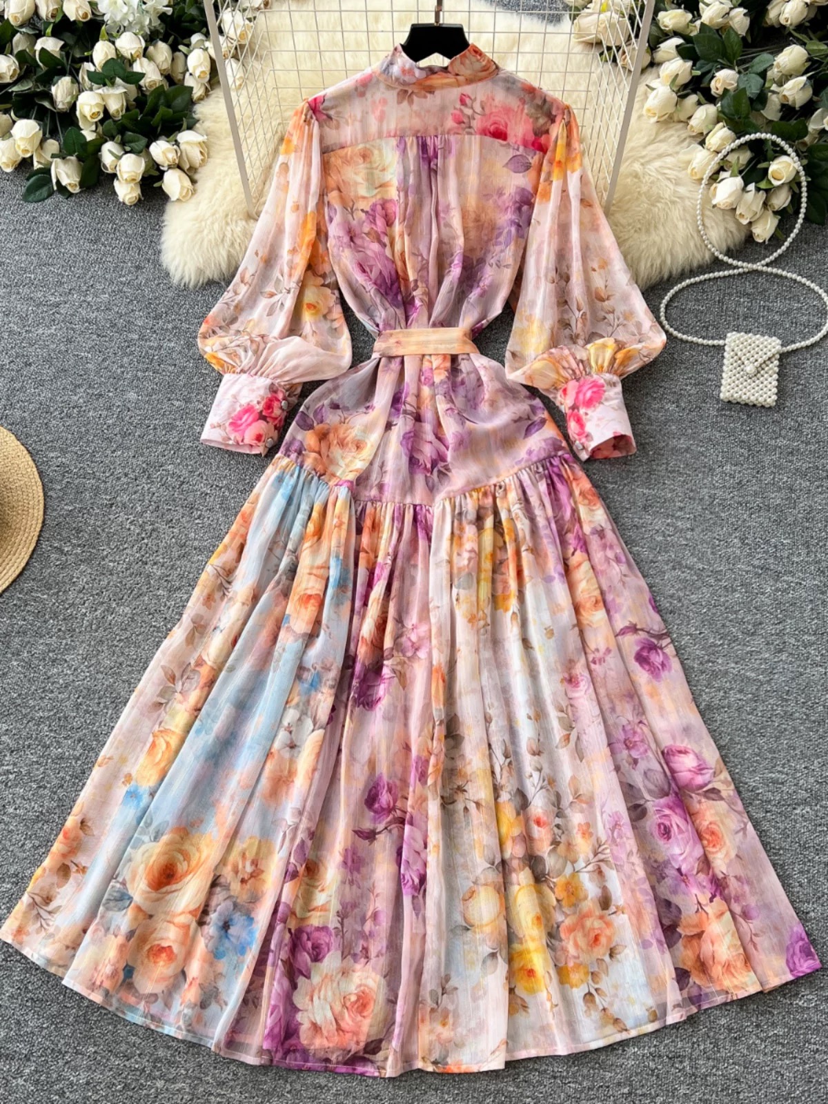 Love language floral dress ED377 image