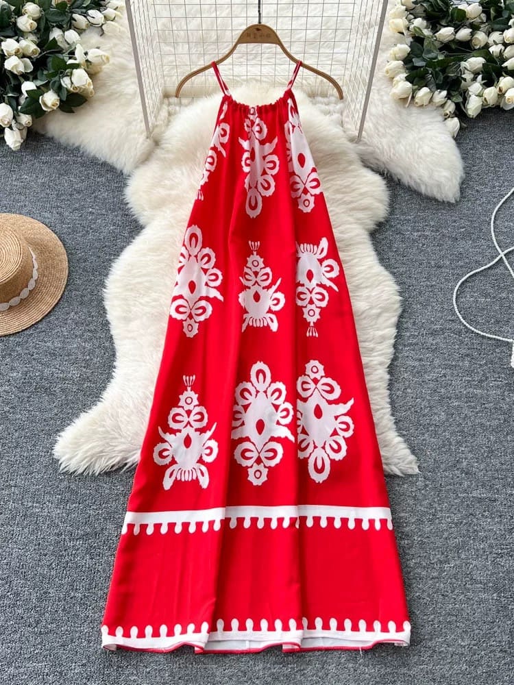 Always the hero print dress CD228 image