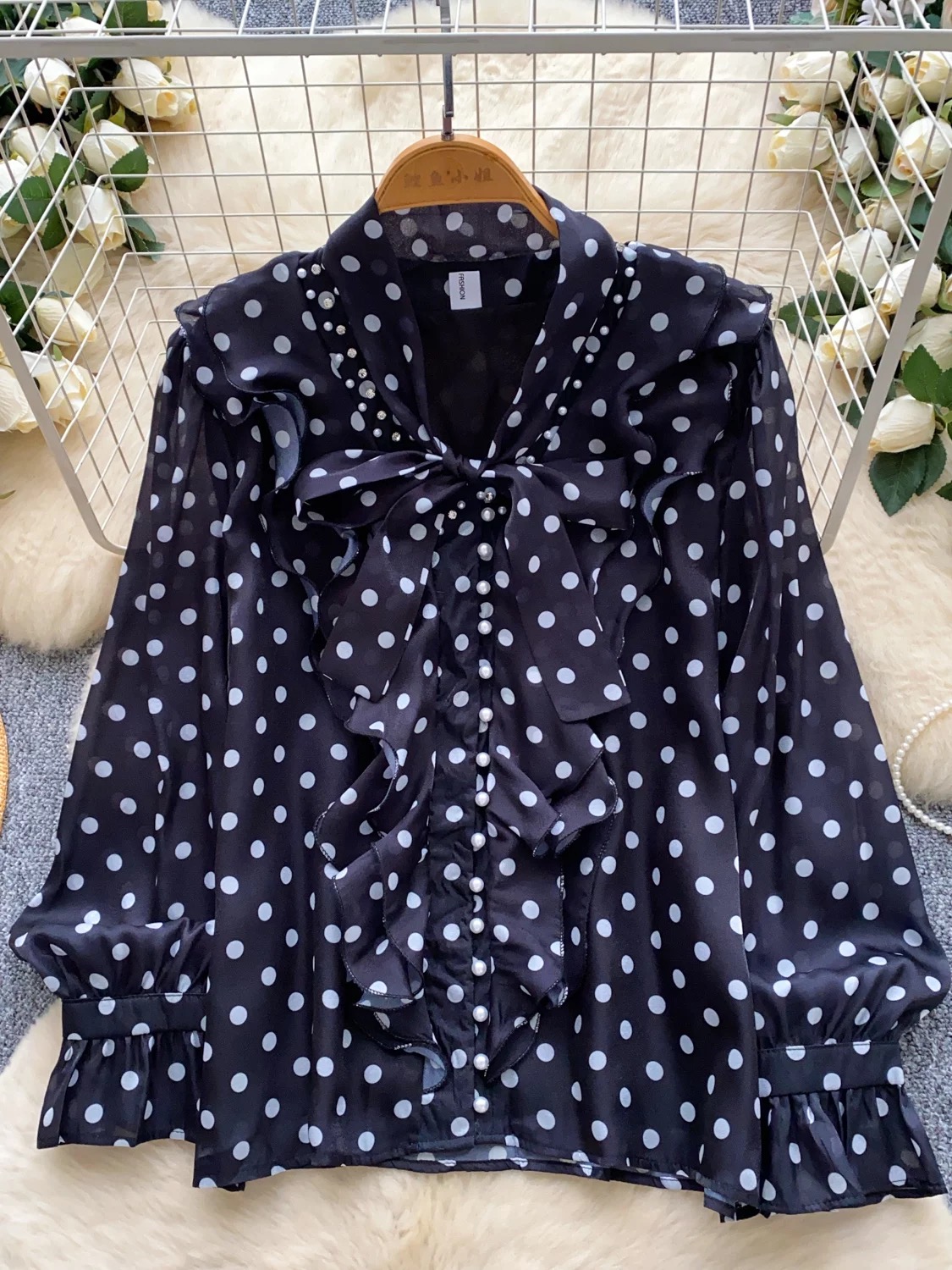 More sunshine polka blouse BE416 image