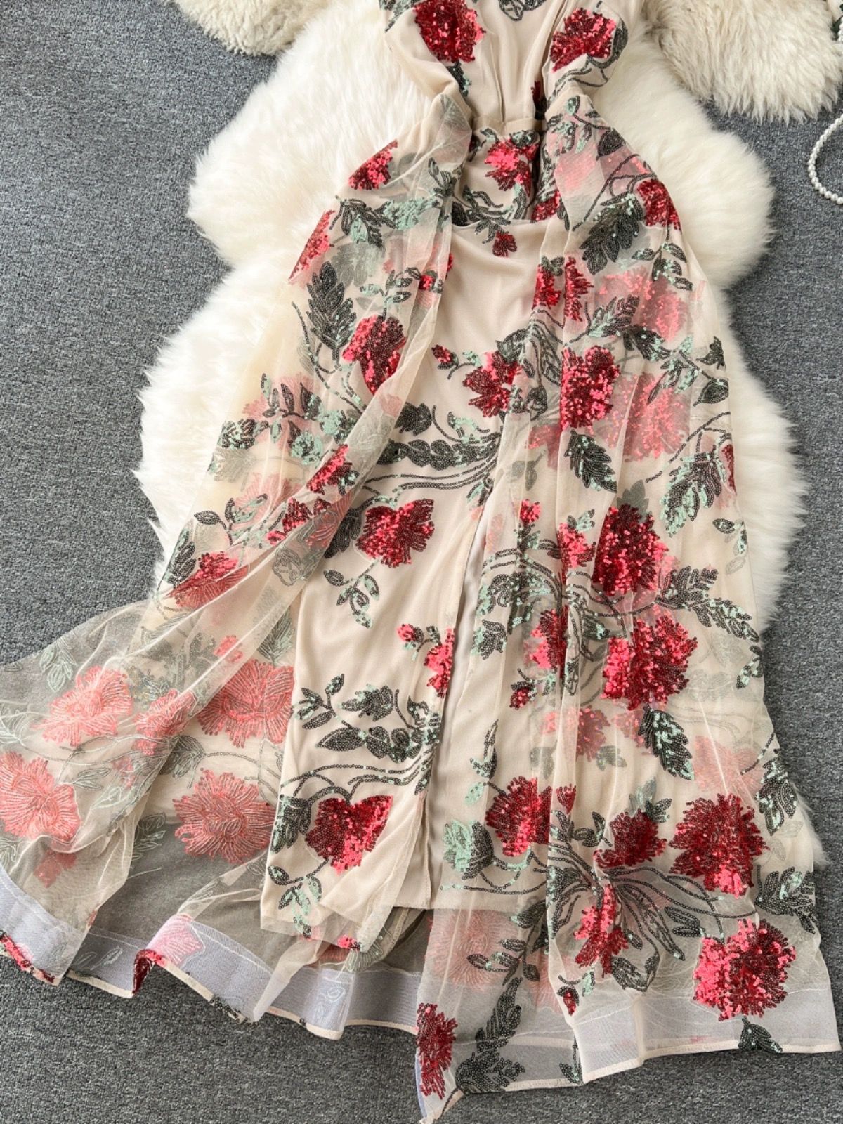 5 oclock party floral dress EVD241 image