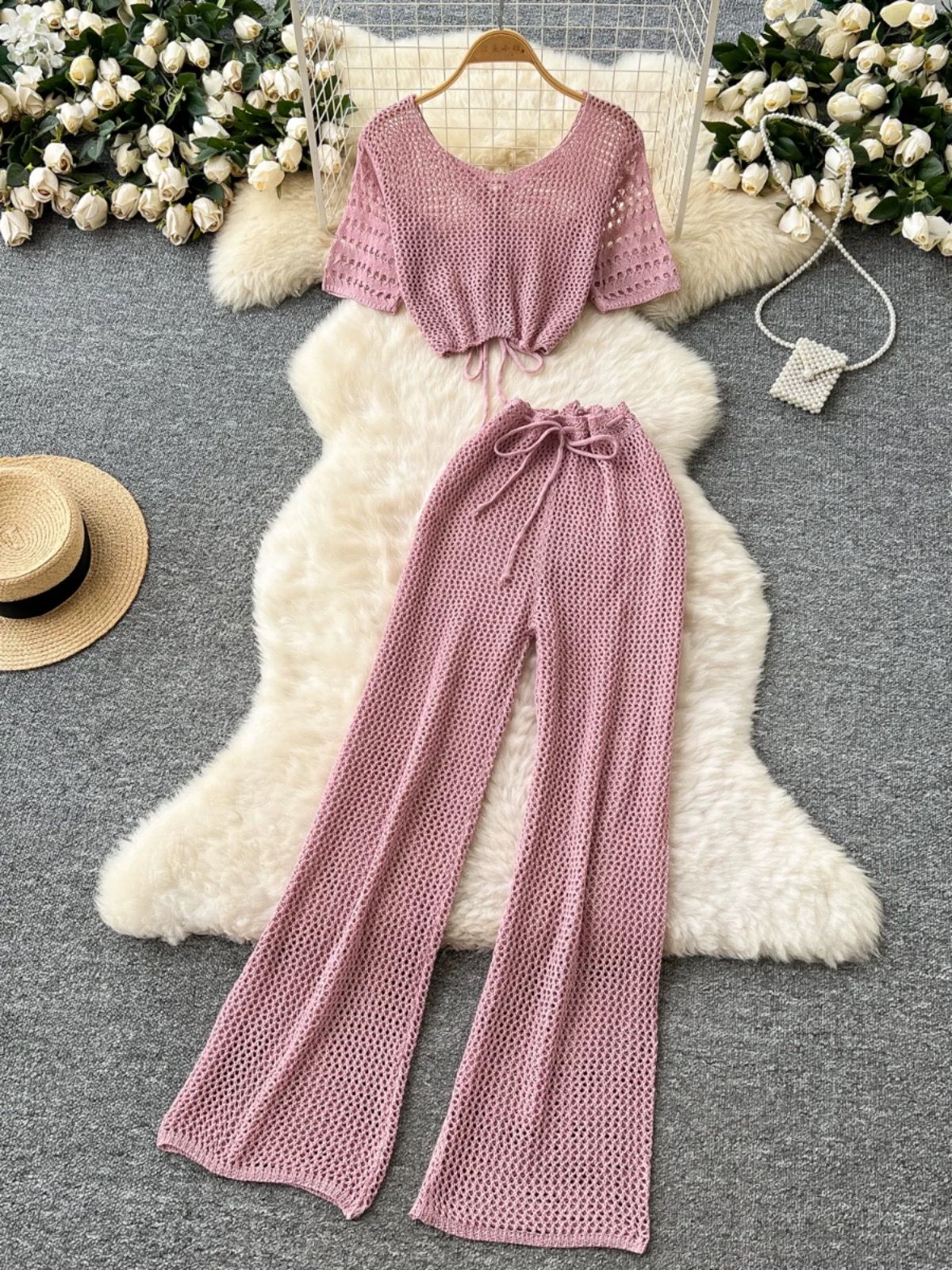 Lady boss knitted set KTP221 image