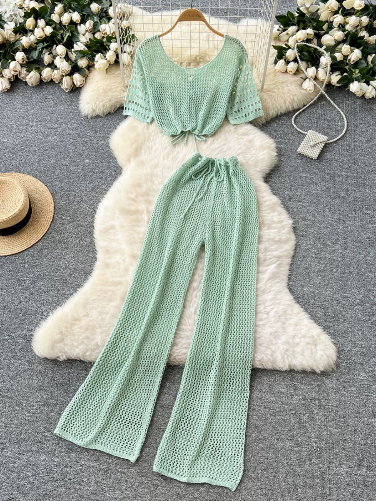 Lady boss knitted set KTP221 image