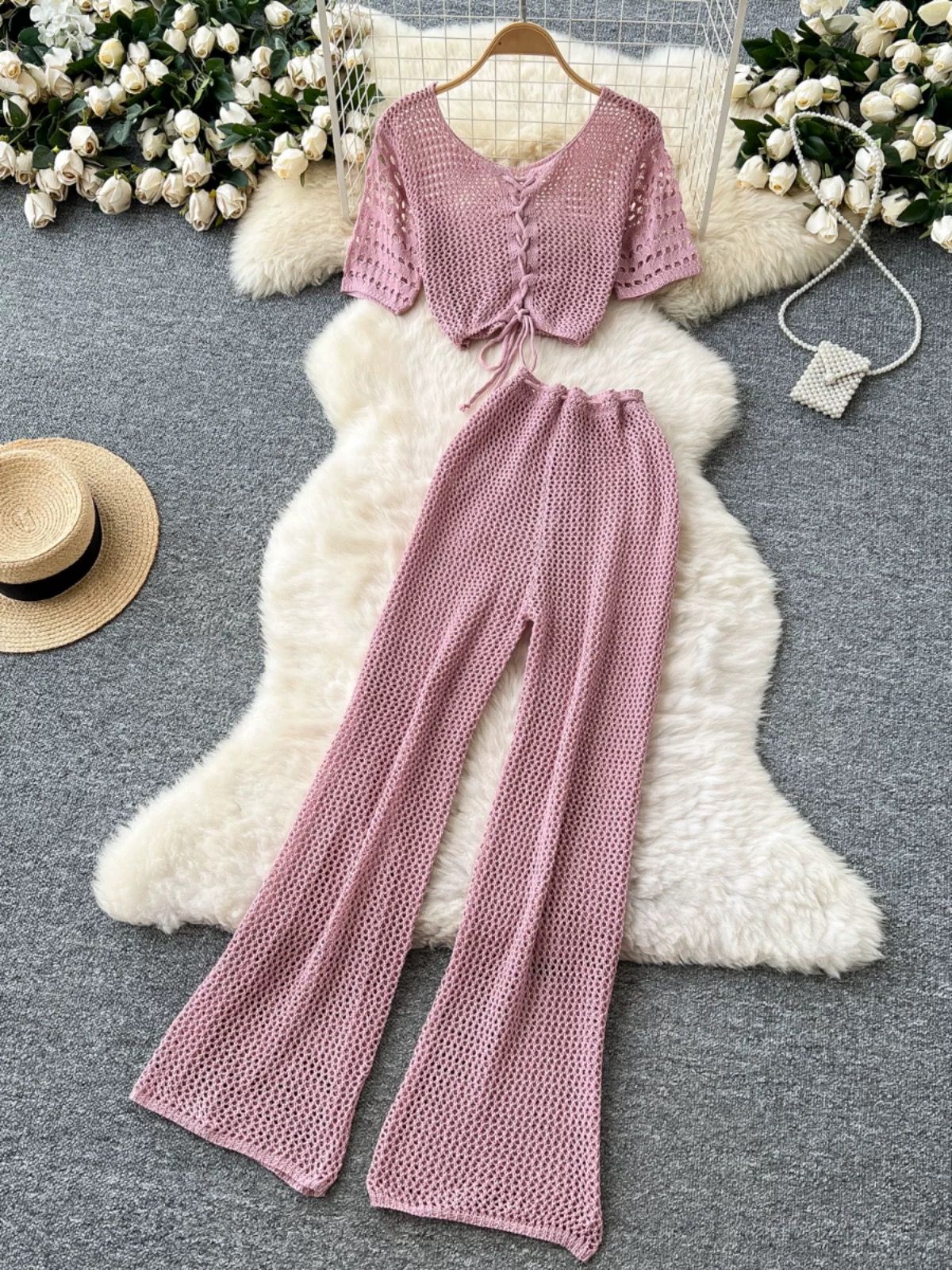 Lady boss knitted set KTP221 image