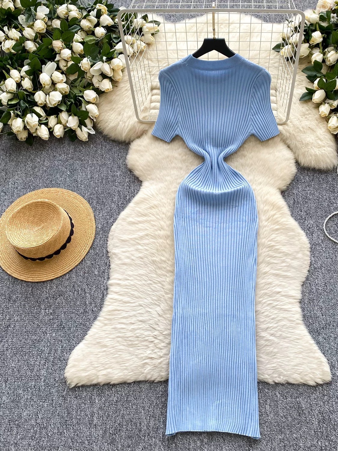 Can’t commit knitted dress KBC168 image