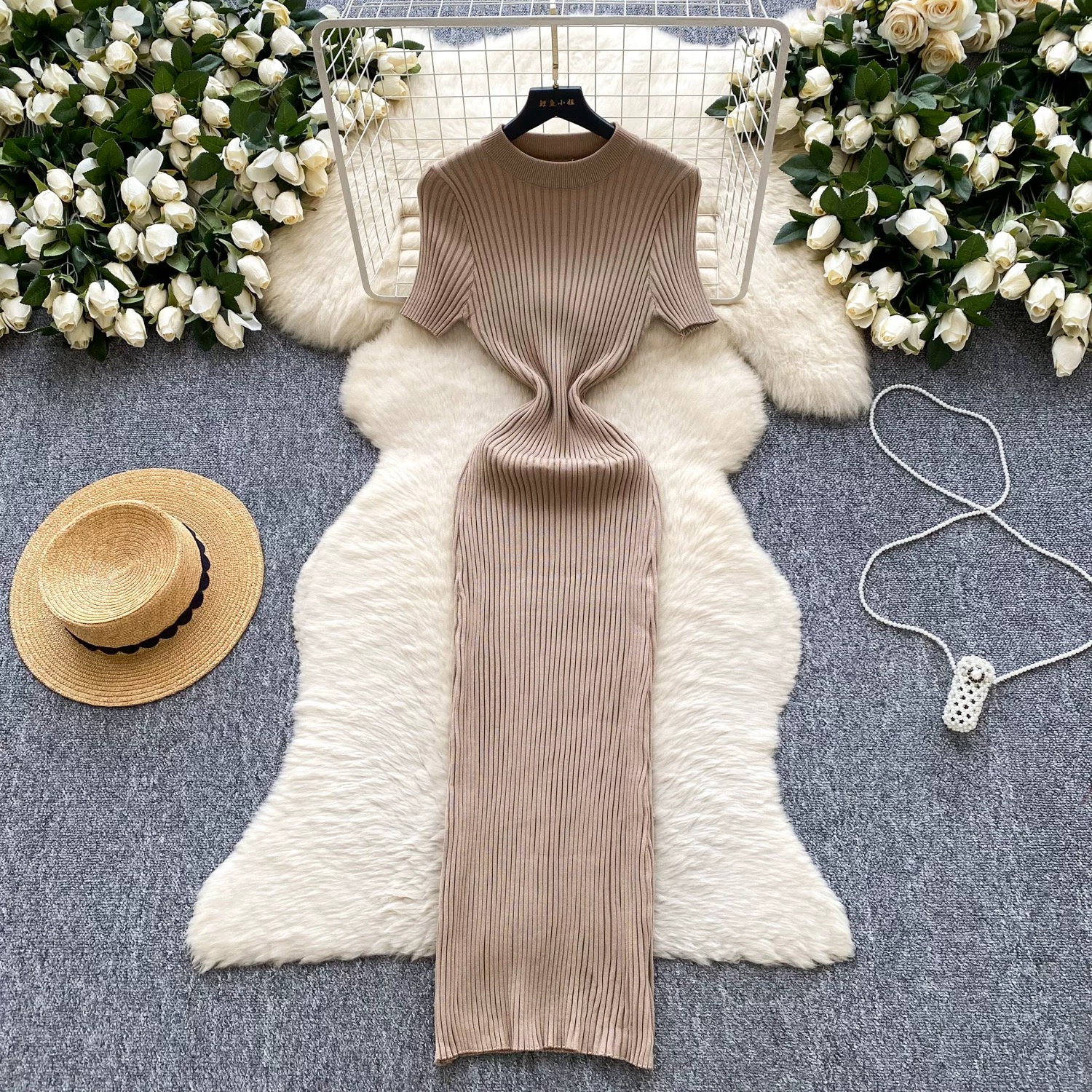 Can’t commit knitted dress KBC168 image