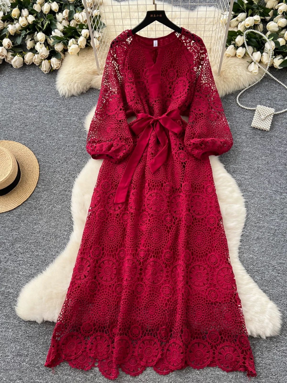 Faith around me lace dress FD781 image