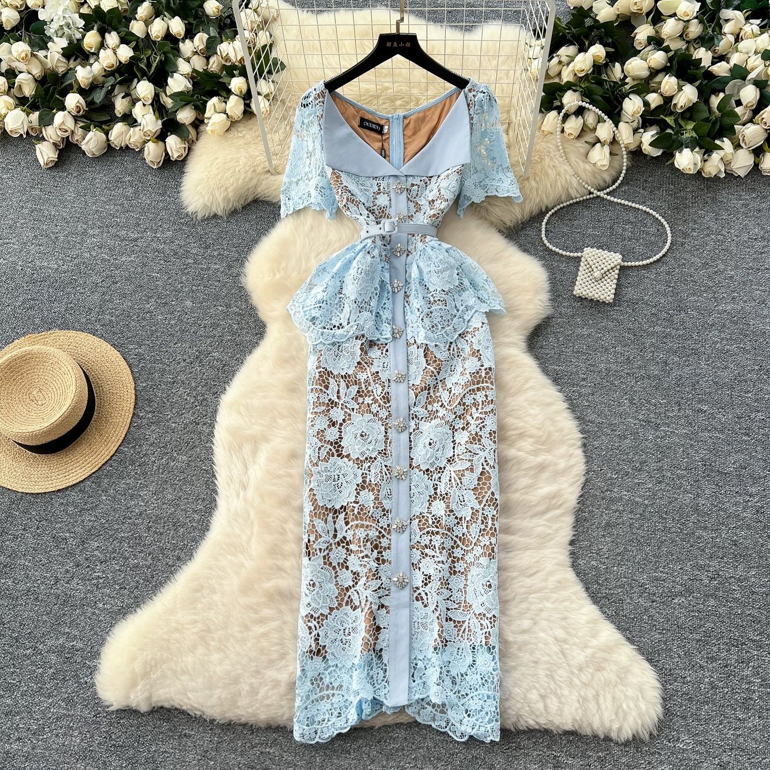 Show you off lace dress FBC333 image