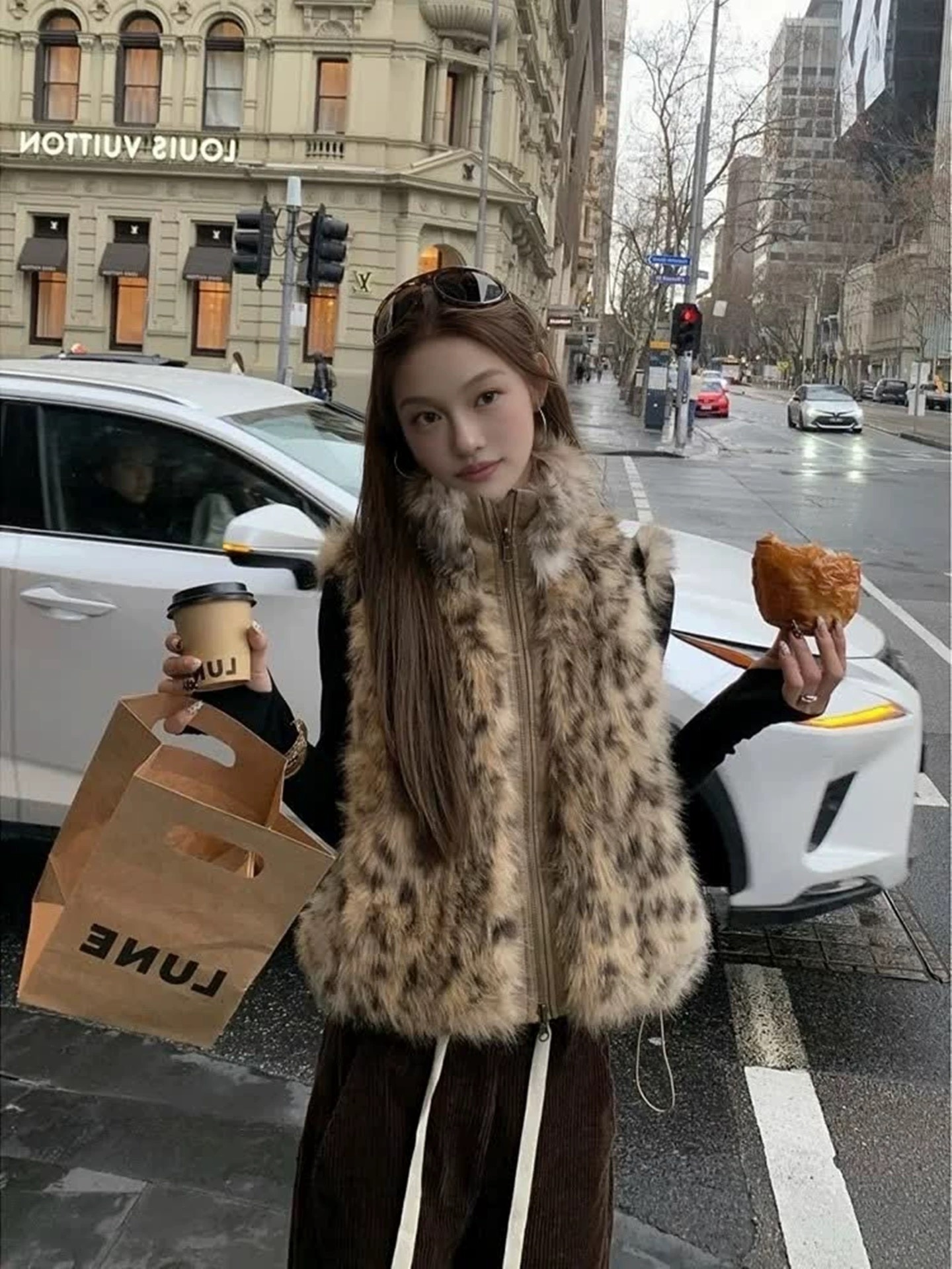 Post Malone fur jacket PJ121 image