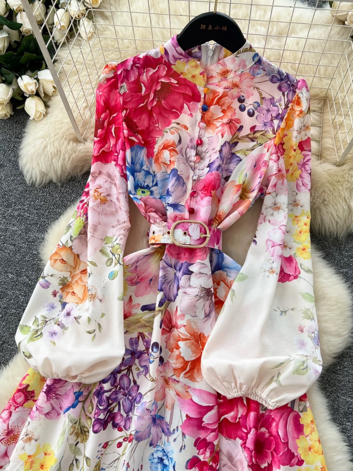 Western lady dress ED371 image