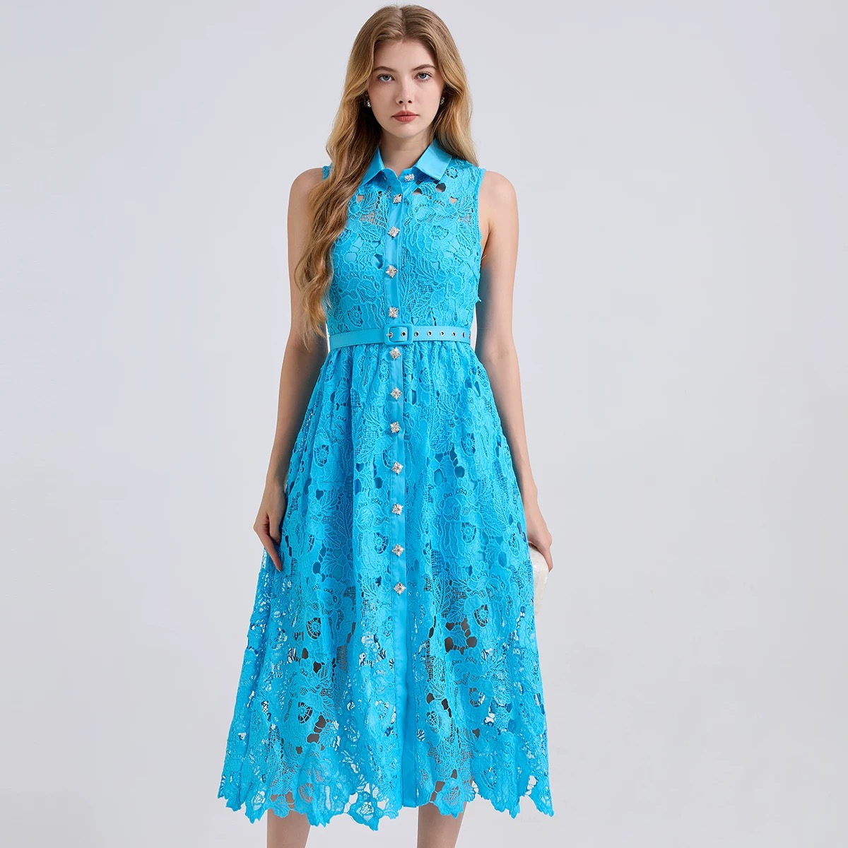 The queen has arrived lace dress FD391 image