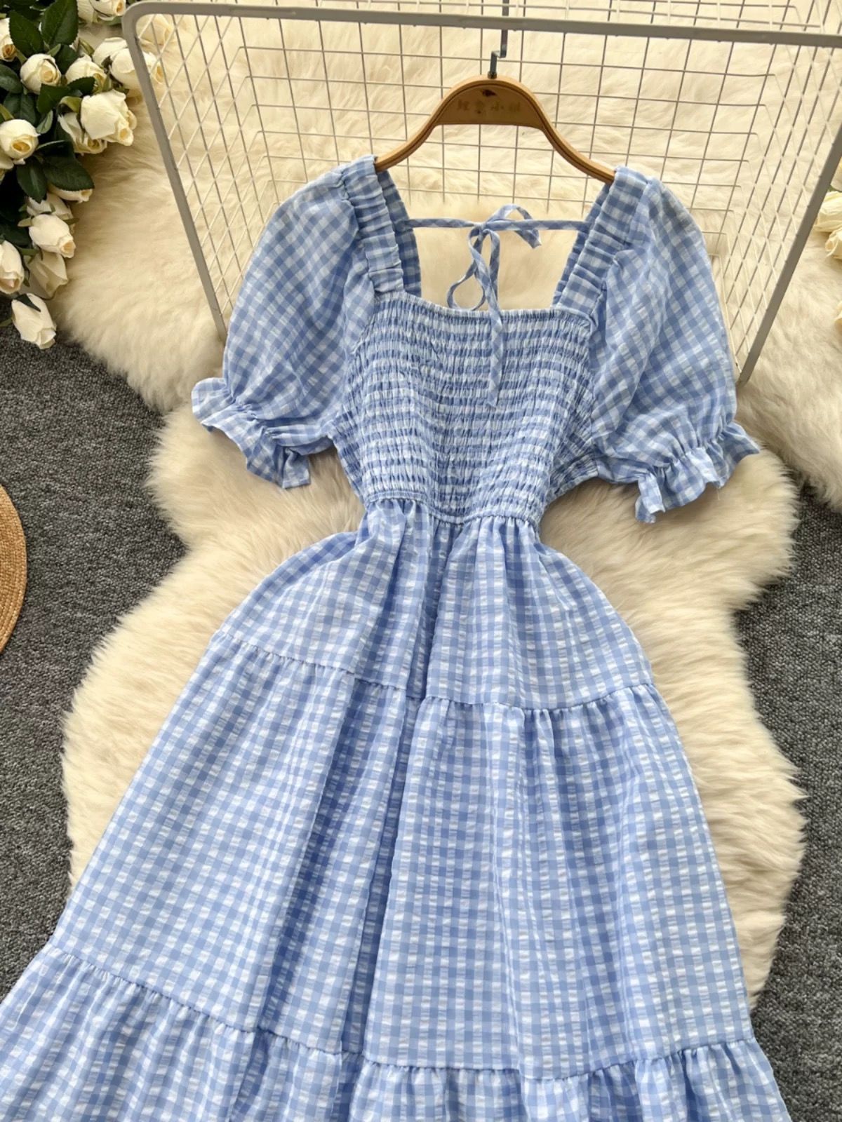 Rose lilies dress CD1140 image