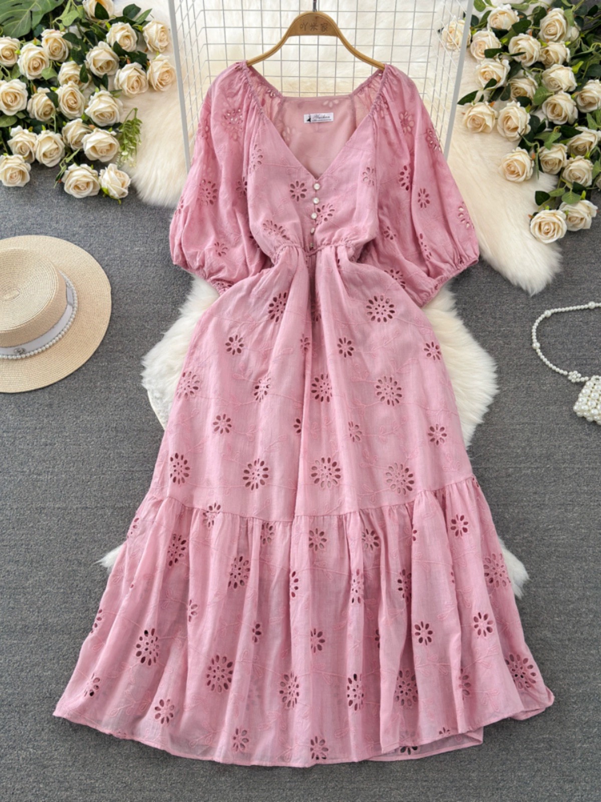 She’s an elegant woman lace dress CD1019 image