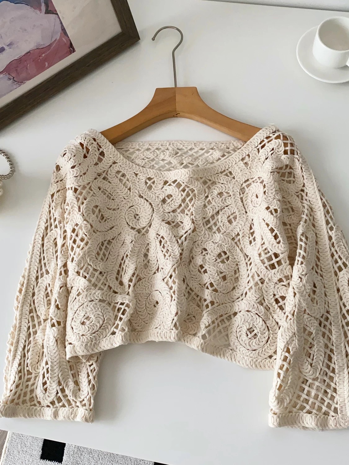 Loving you crotchet top KTO294 image