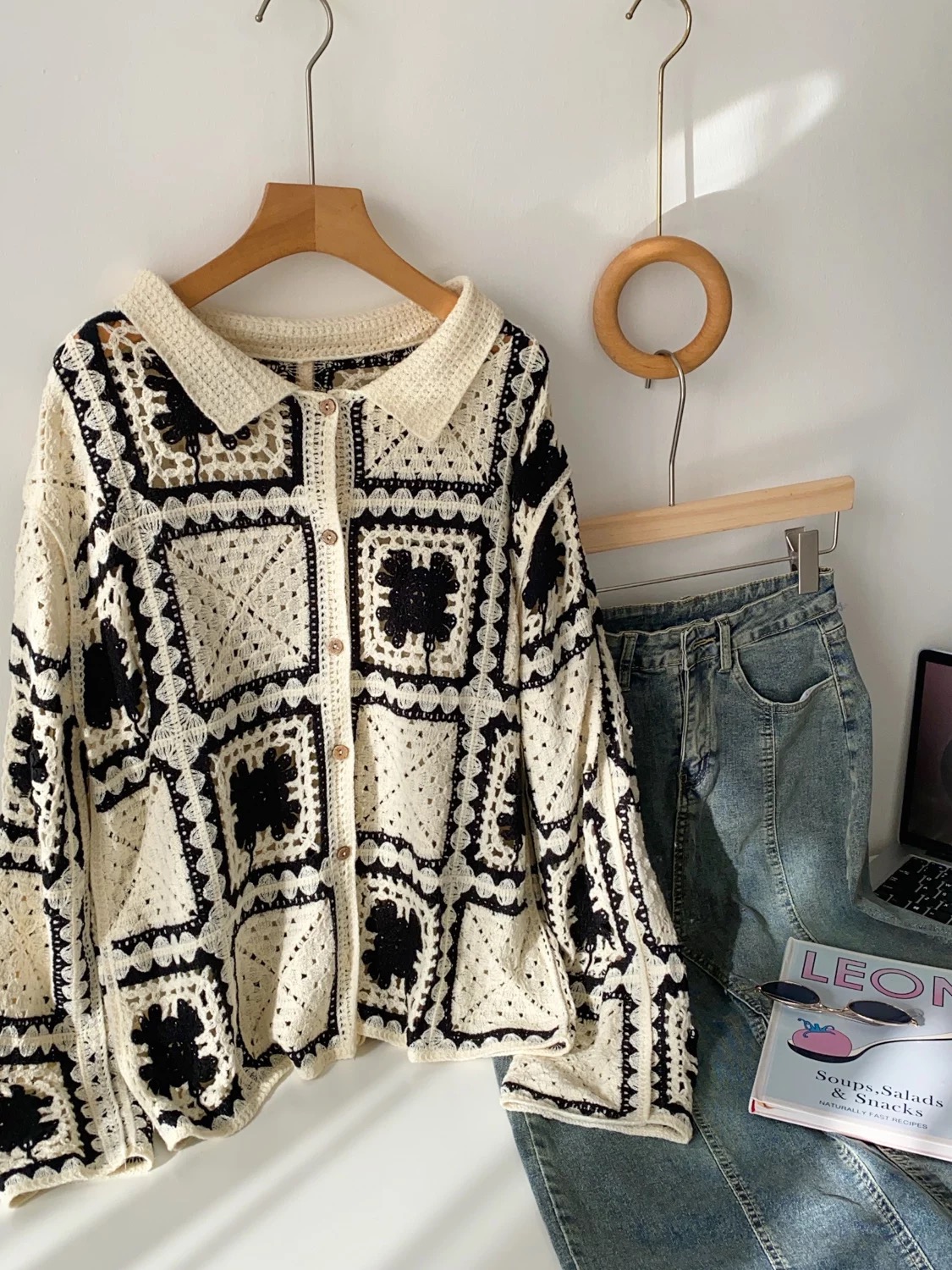 Knitted timed top KTO284 image