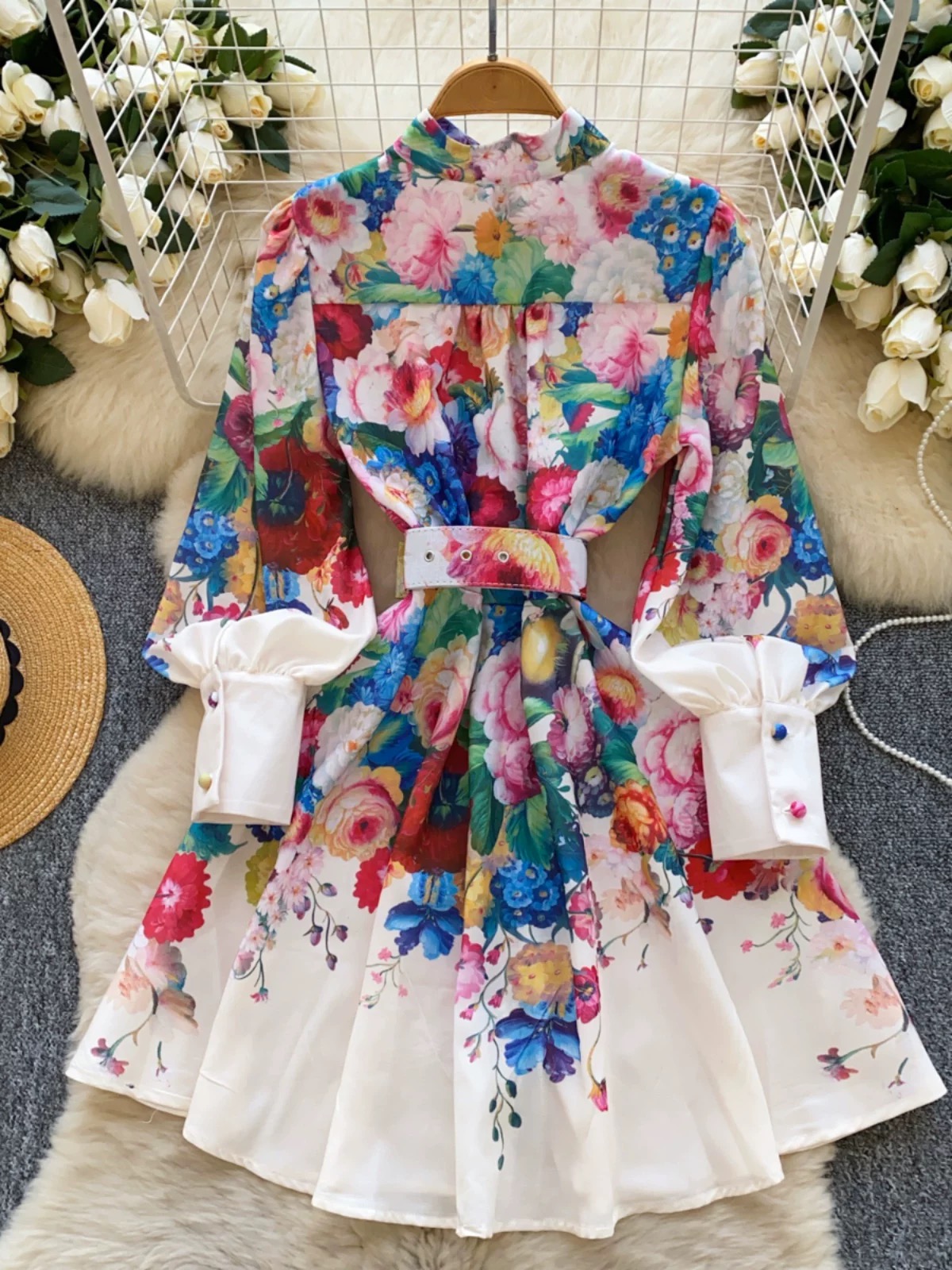 Curious woman dress ED366 image