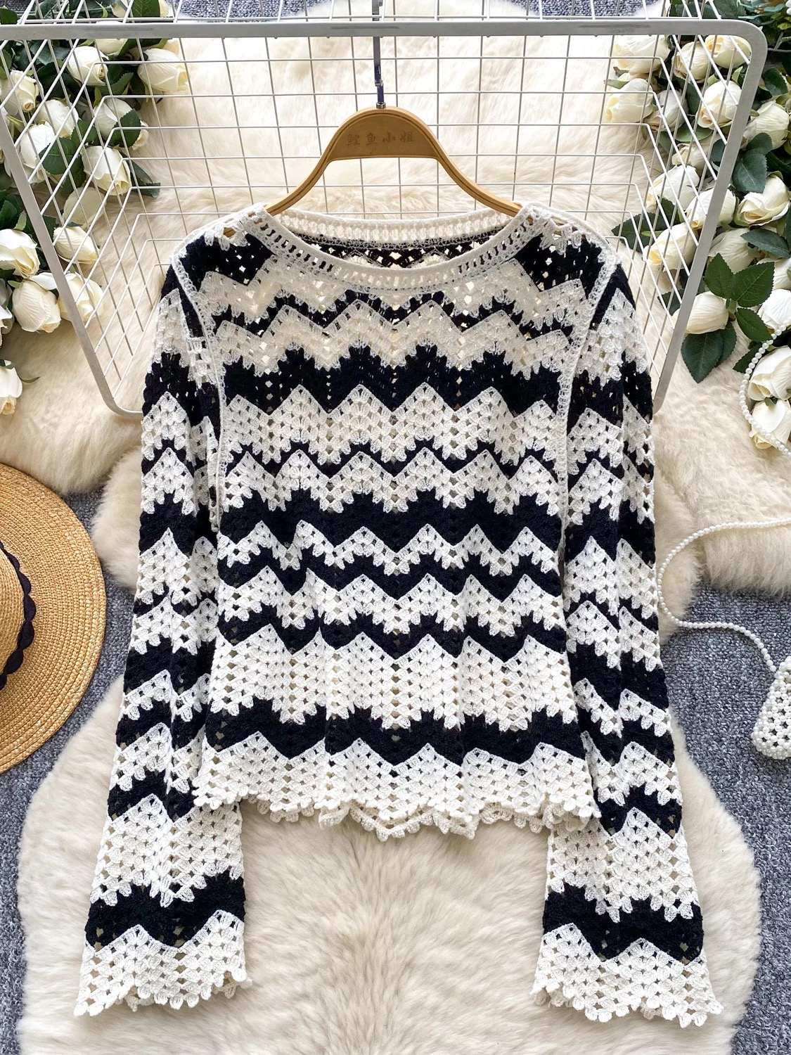 AC/DC wool top KTO279 image