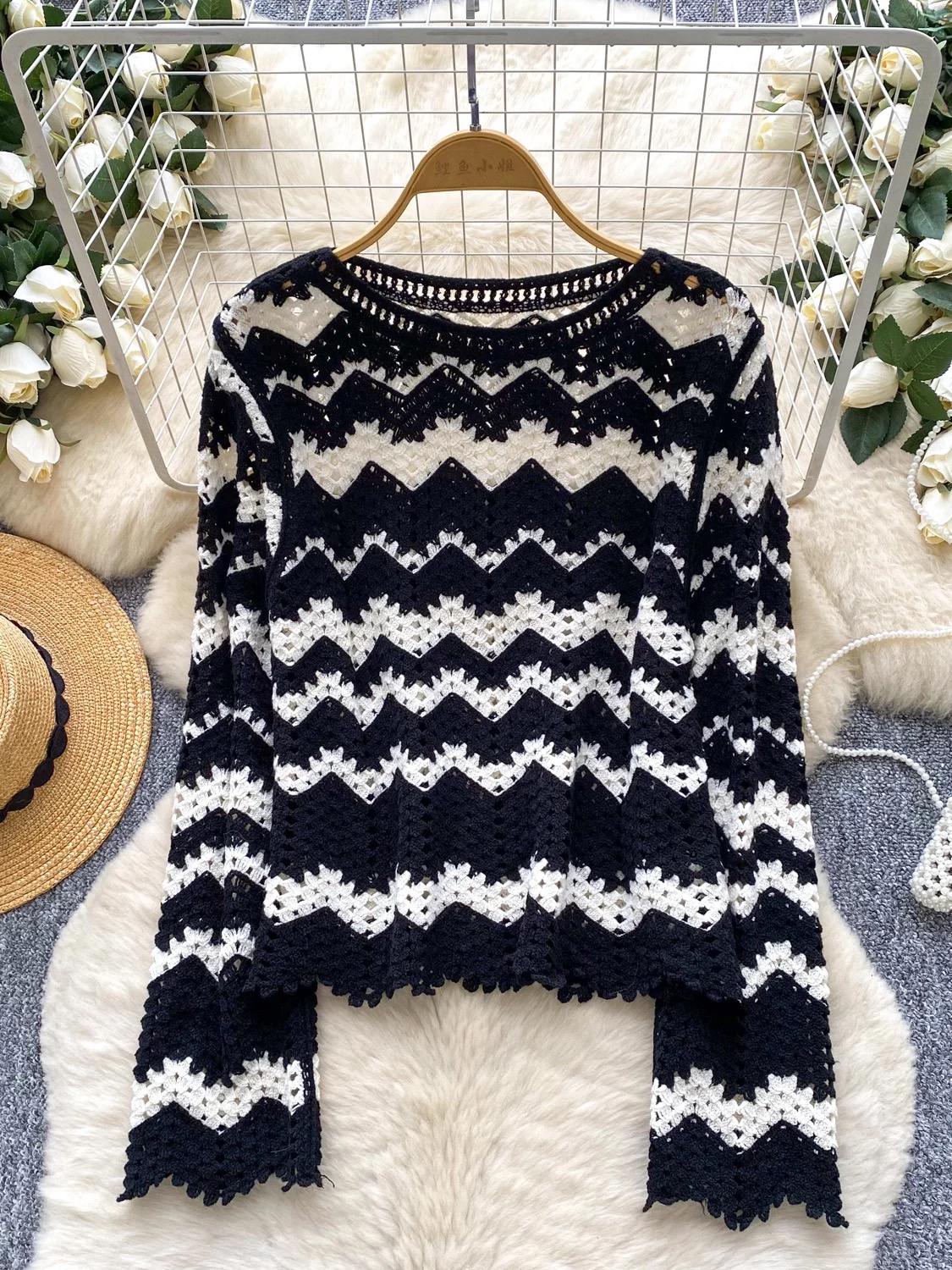 AC/DC  wool top KTO279 image