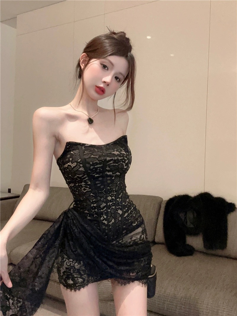 Feline sexy lace dress CBC641 image