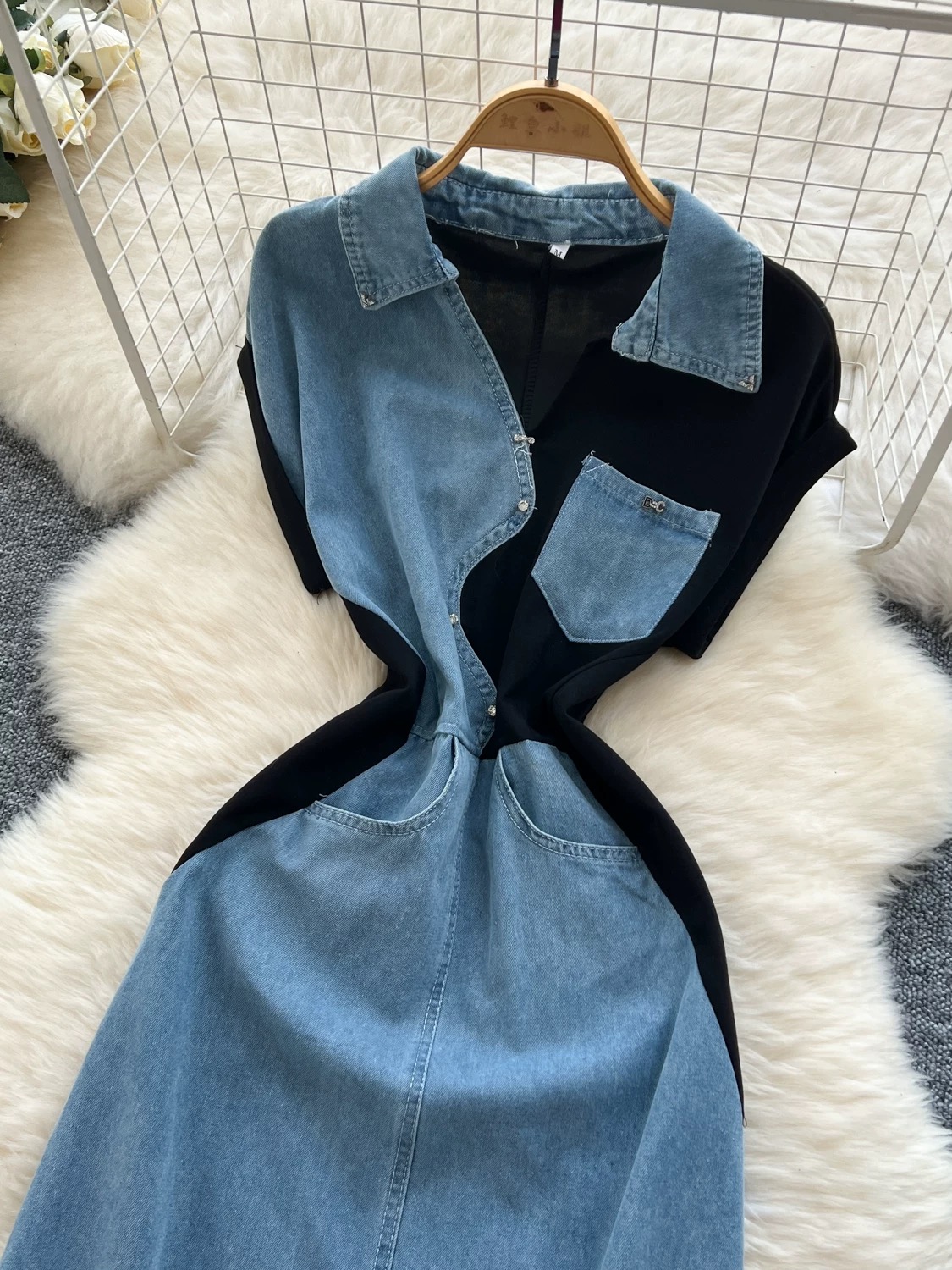 Making friends denim dress DD89 image