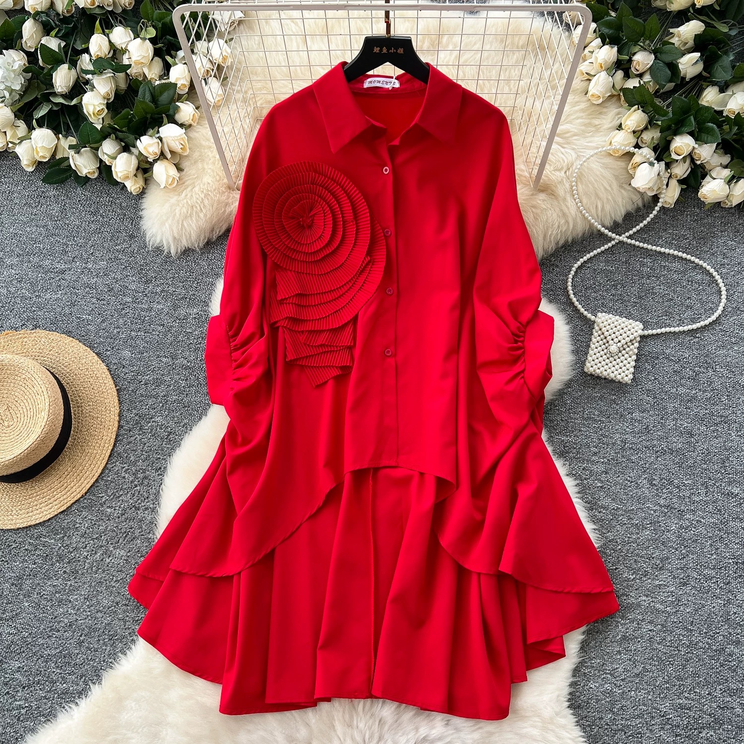 Downtown club shirt dress SD118 image