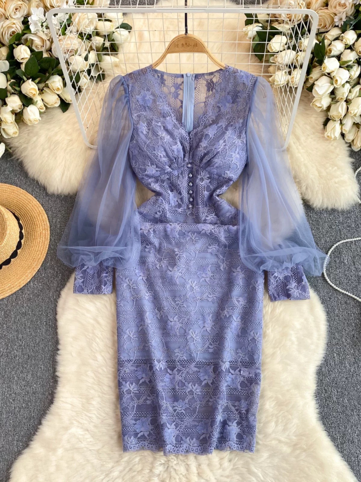 So formal lace dress FBC403 image