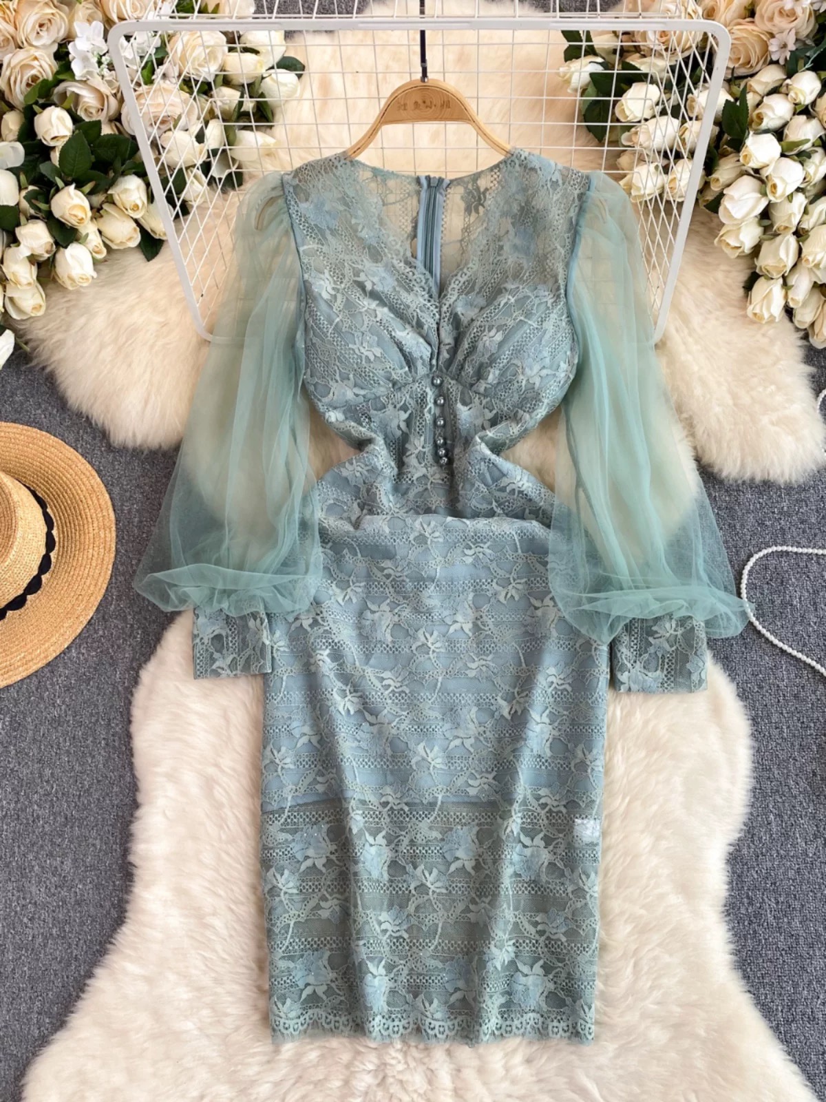 So formal lace dress FBC403 image