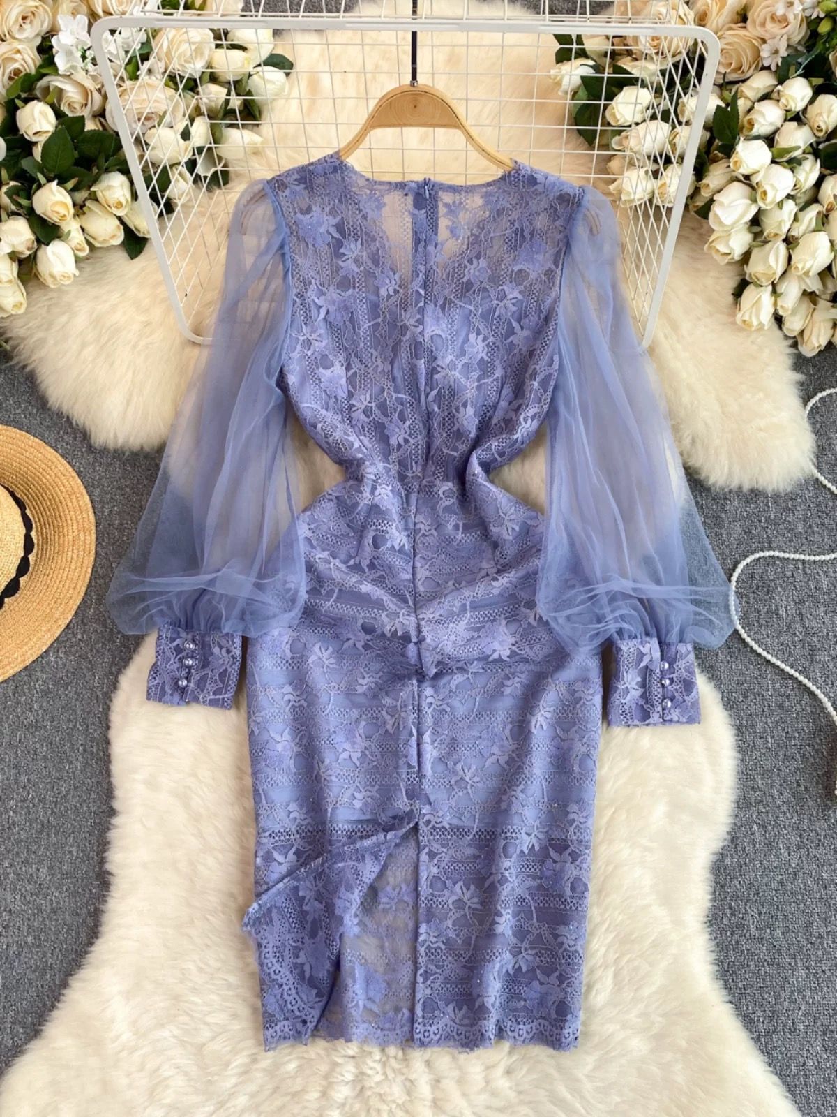 So formal lace dress FBC403 image