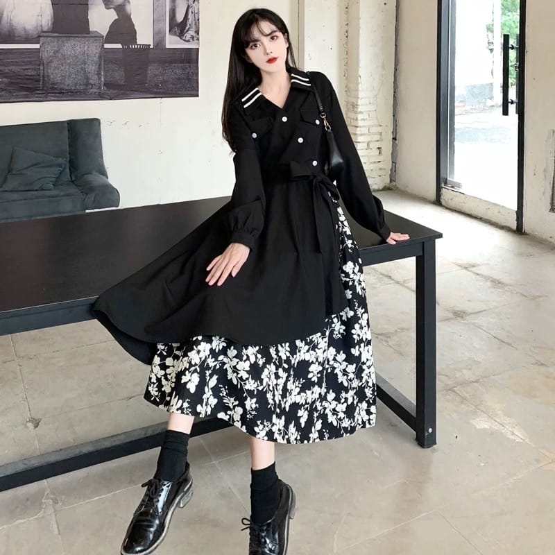 Two meets one style dress FD29 image