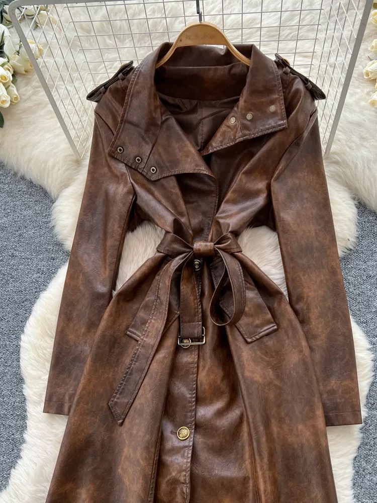 Ahead of you leather coat COA178 image