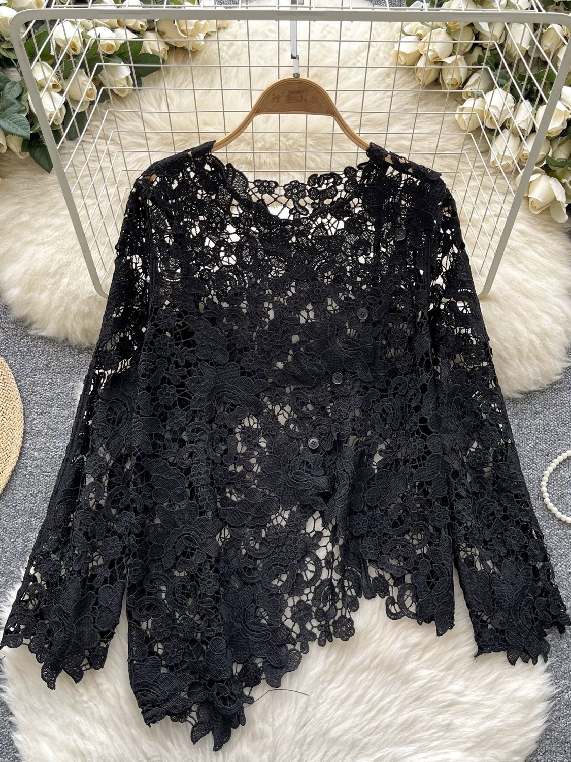 Certified baddie lace top CTO484 image
