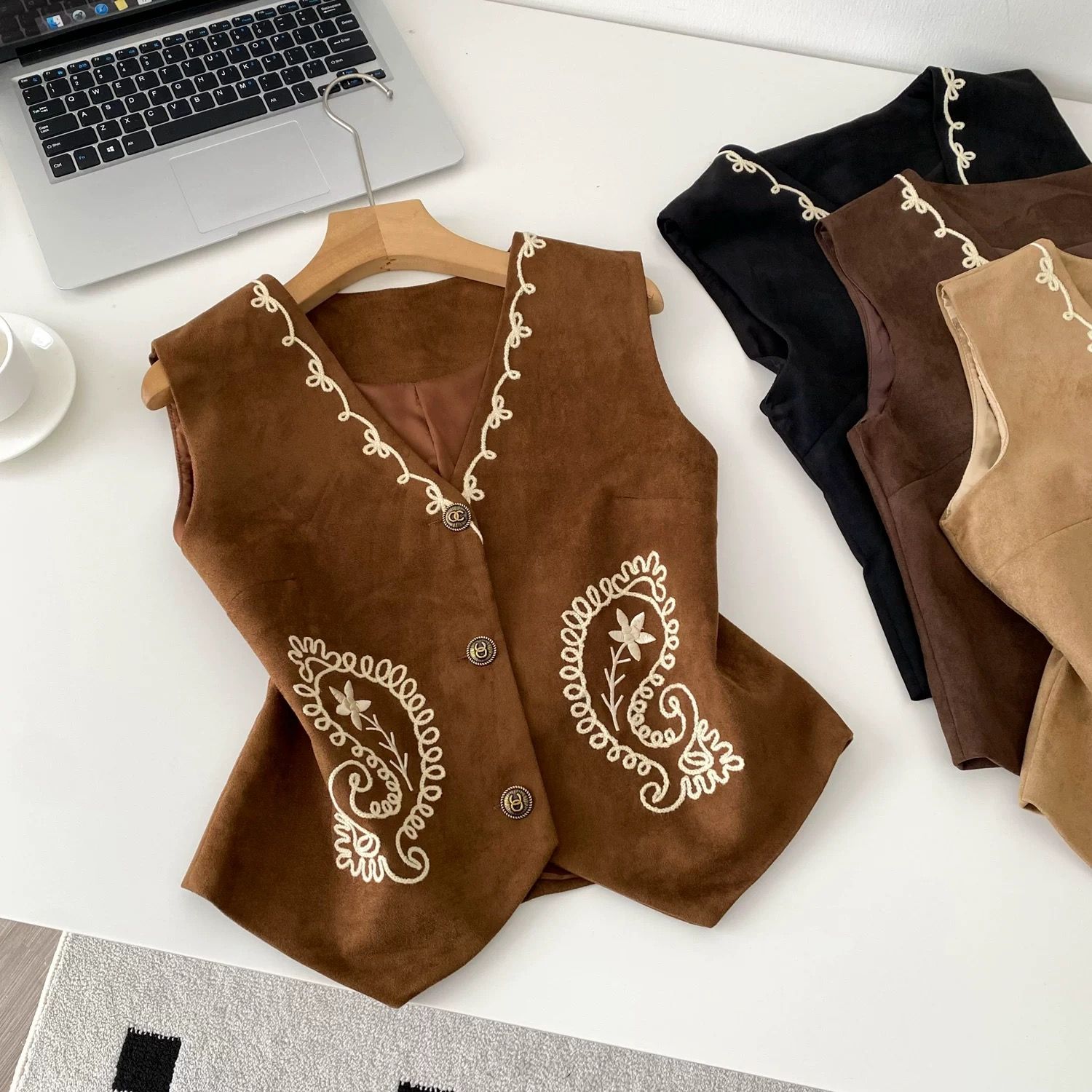 Little bloom royal waist coat COA165 image