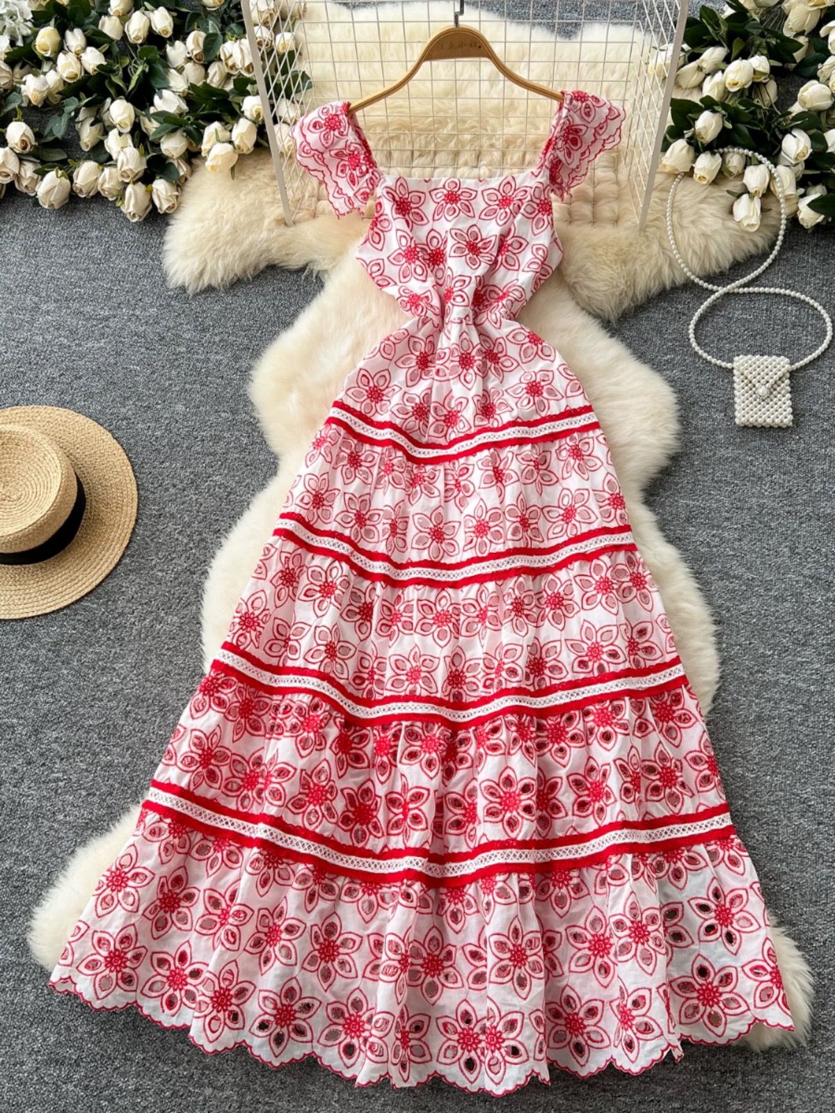 You rock my world lace dress  CD1170 image