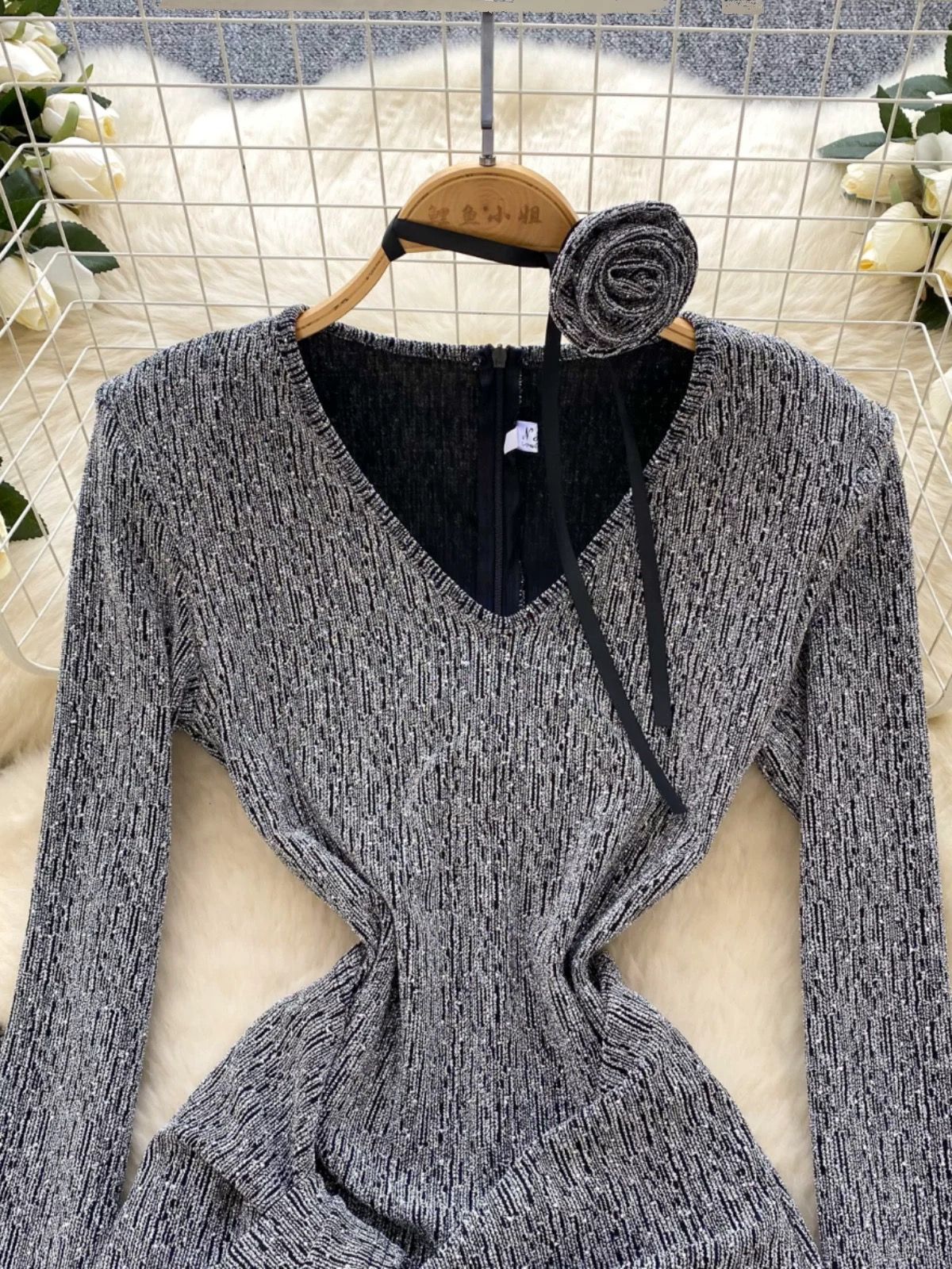 Wavy baby dress FBC352 image