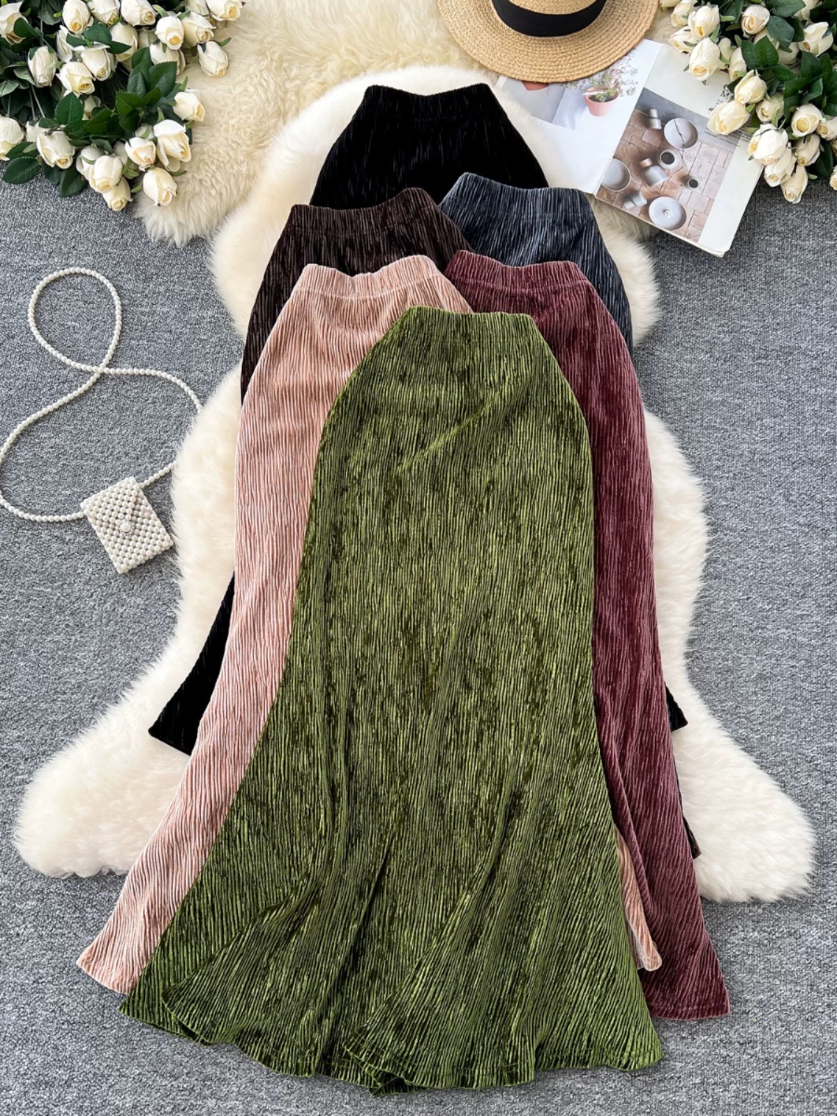 Sweet as candy corduroy skirt CS223 image