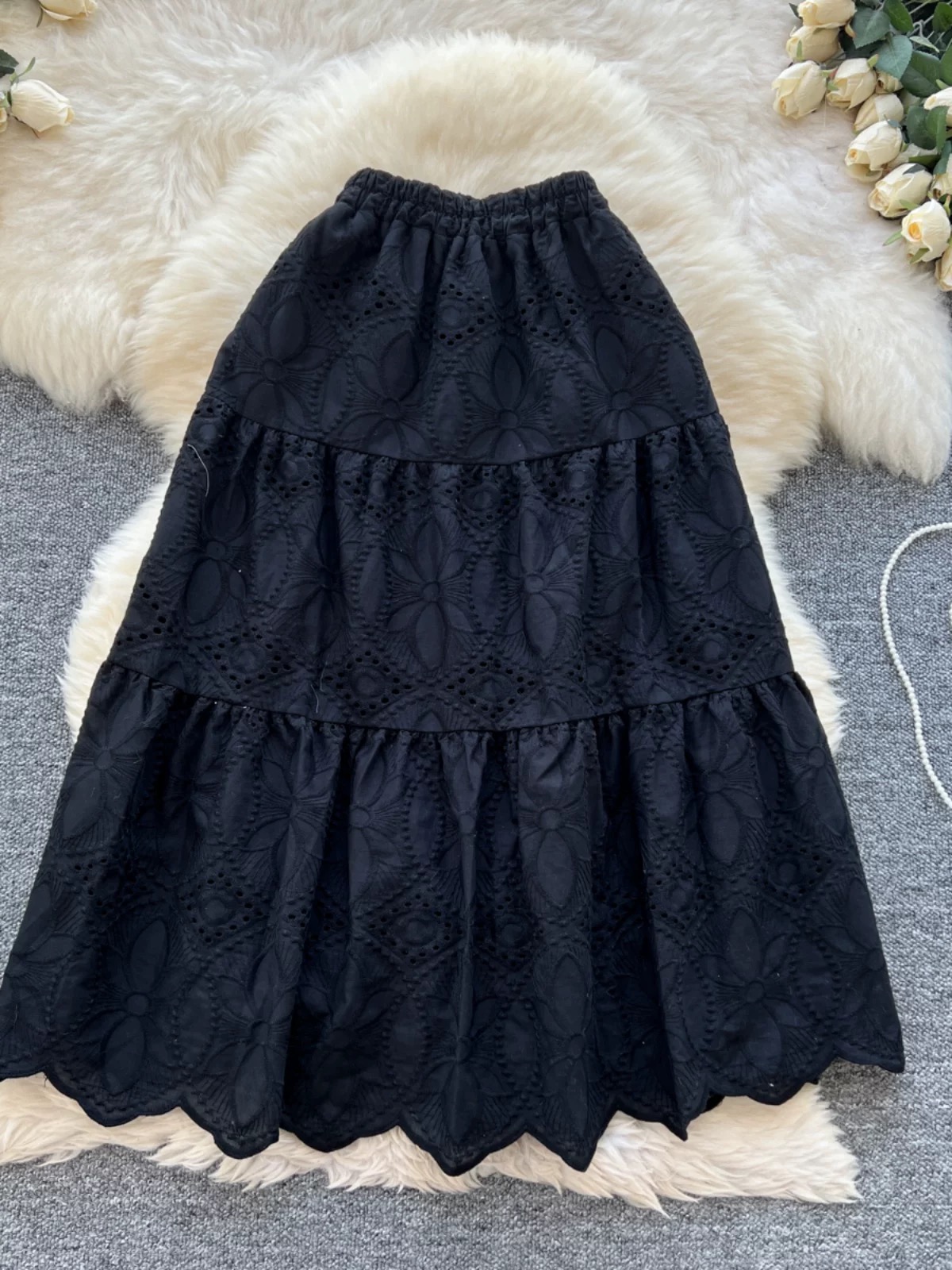 Love effect lace skirt CS125 image