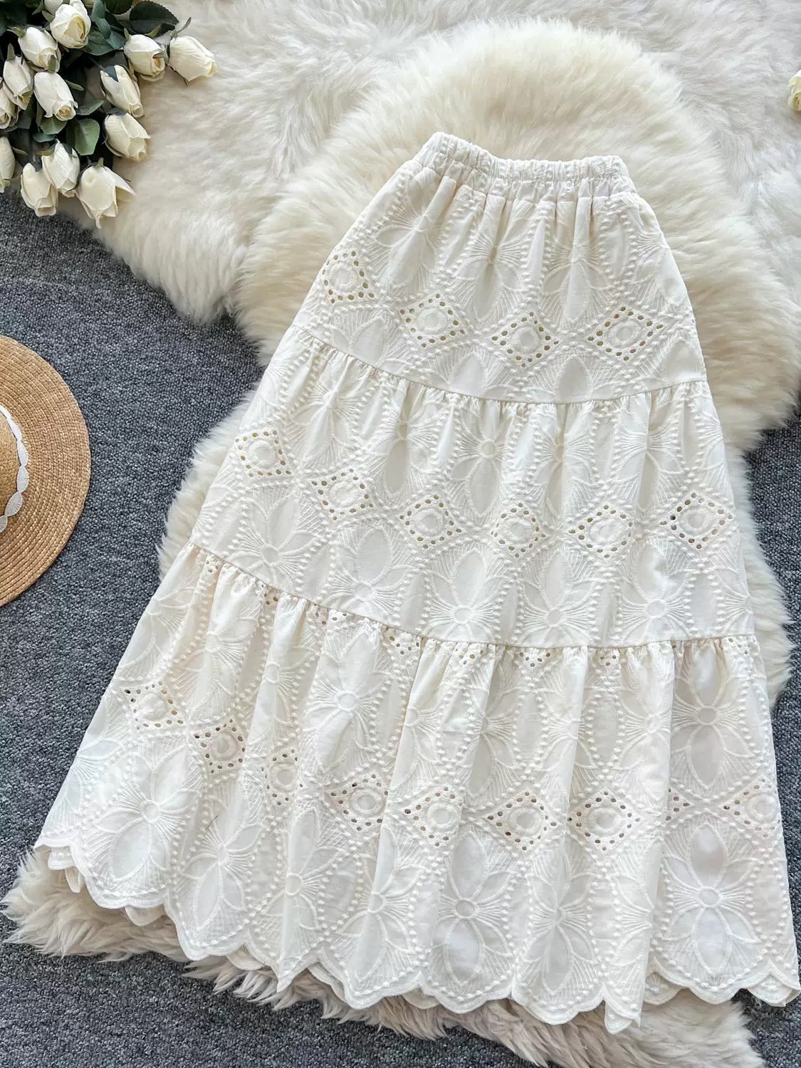 Love effect lace skirt CS125 image