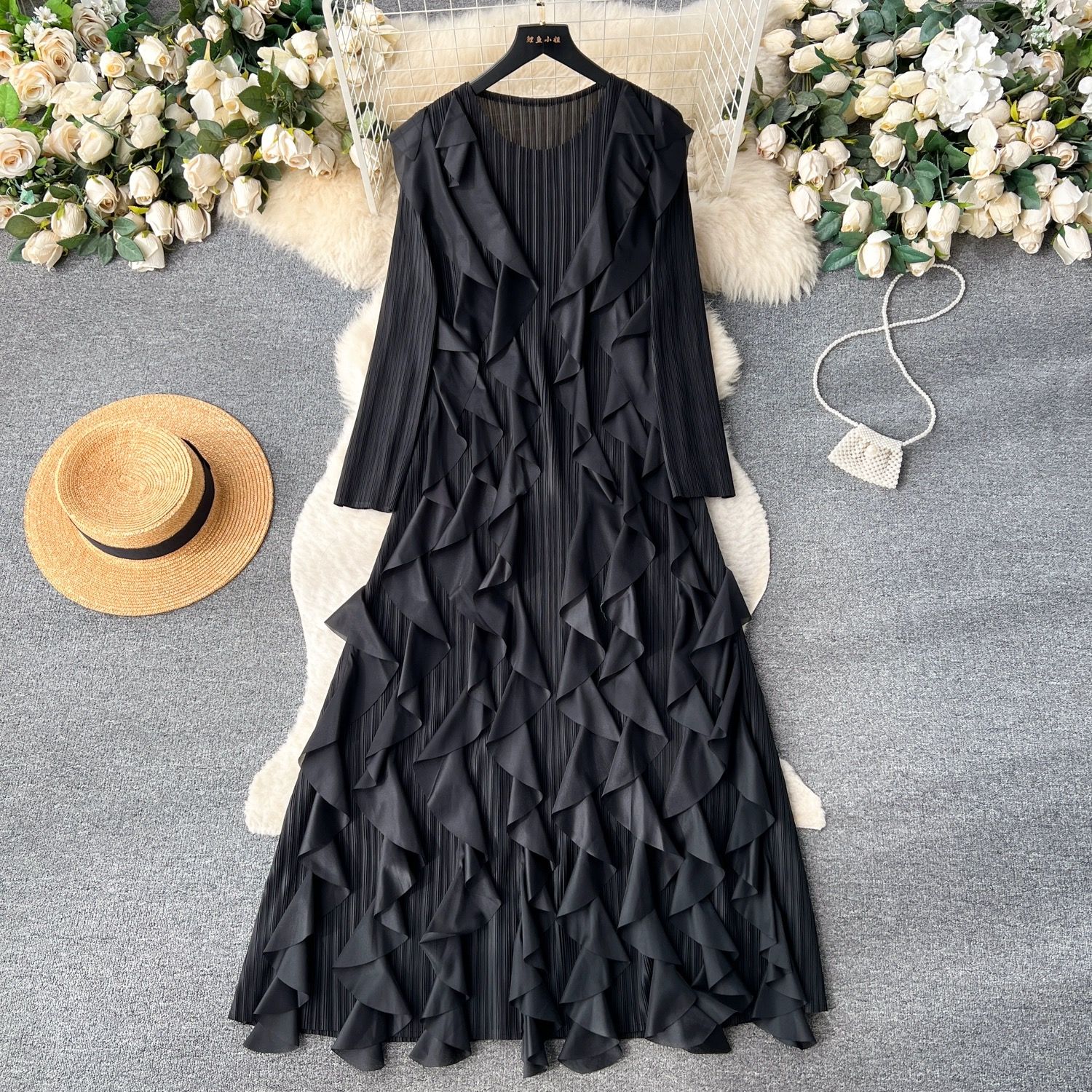 Madam ceo ruffle dress FD616 image