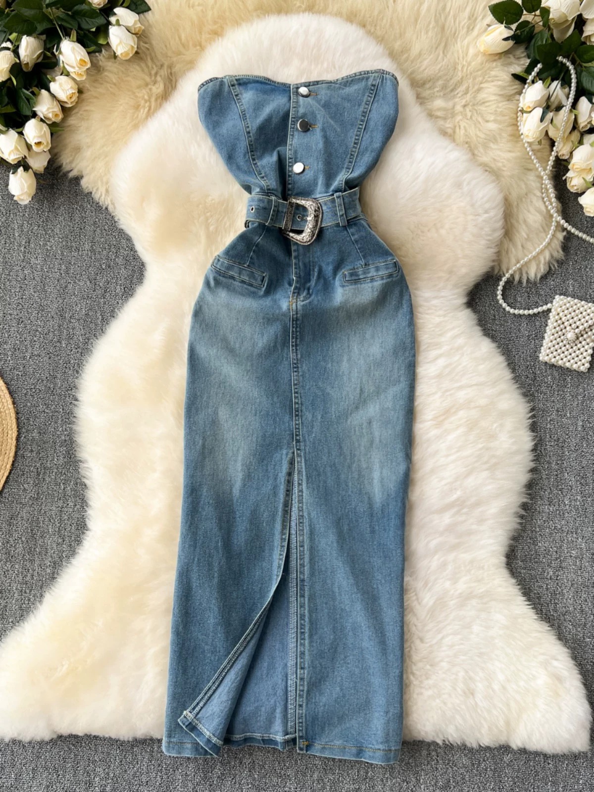 If you want to denim dress DBC55 image