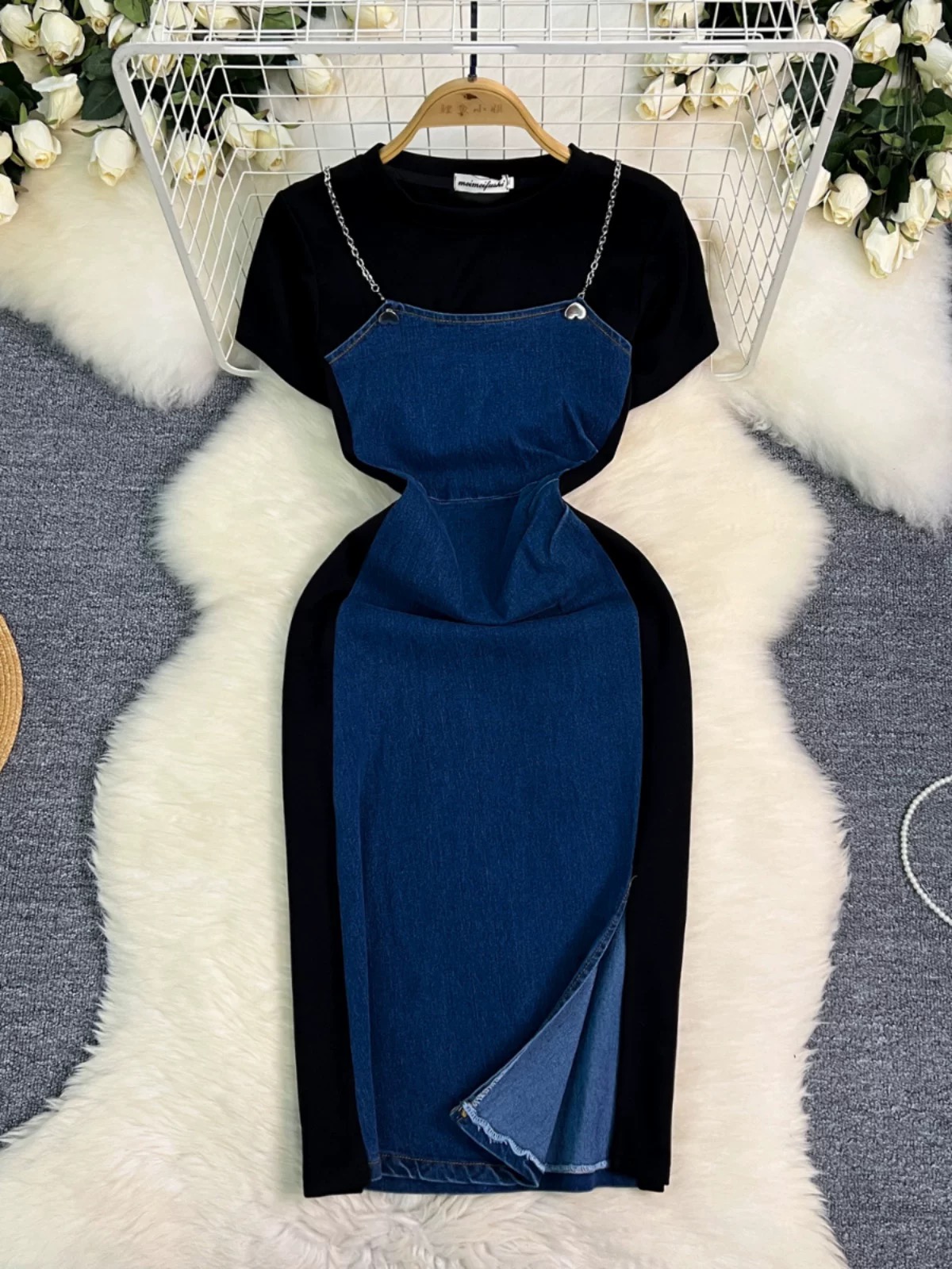 Reminder denim dress DBC56 image