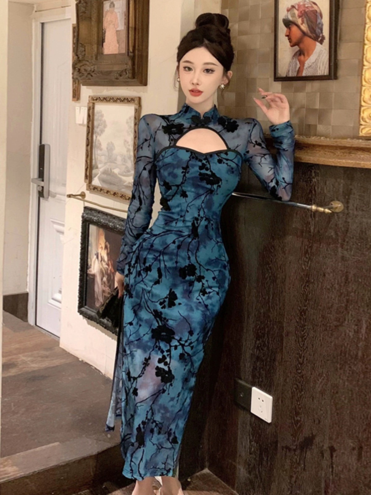 Casual nights qipao dress Q114 image