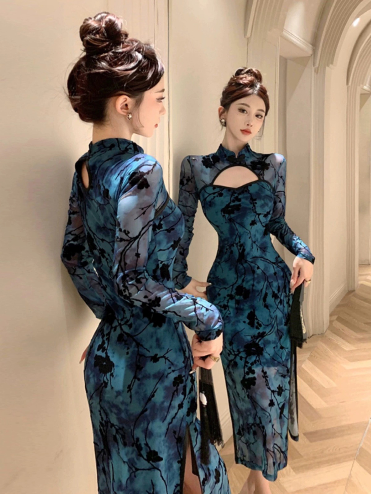 Casual nights qipao dress Q114 image