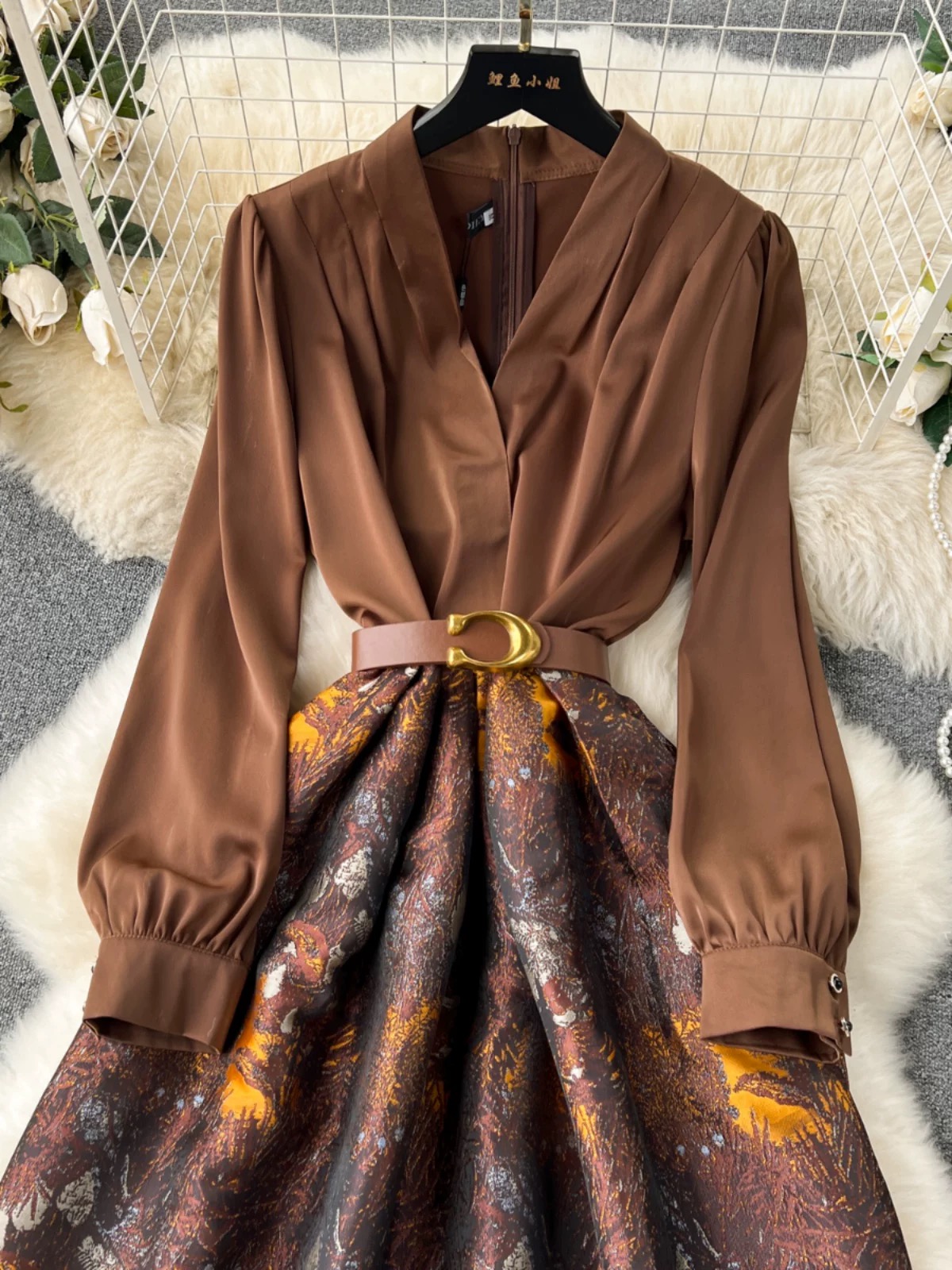 Girl code designer dress FD316 image